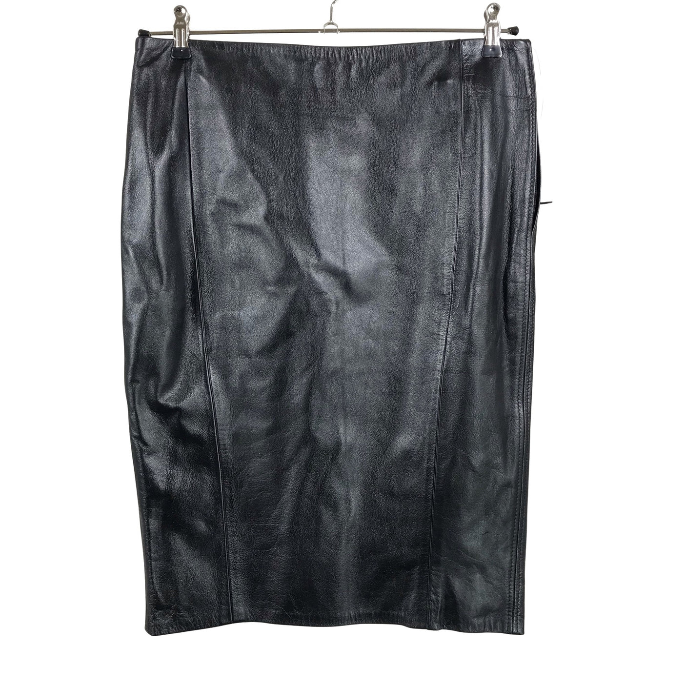 Unisex Handmade - Leather skirt, size 42 - Black (1)