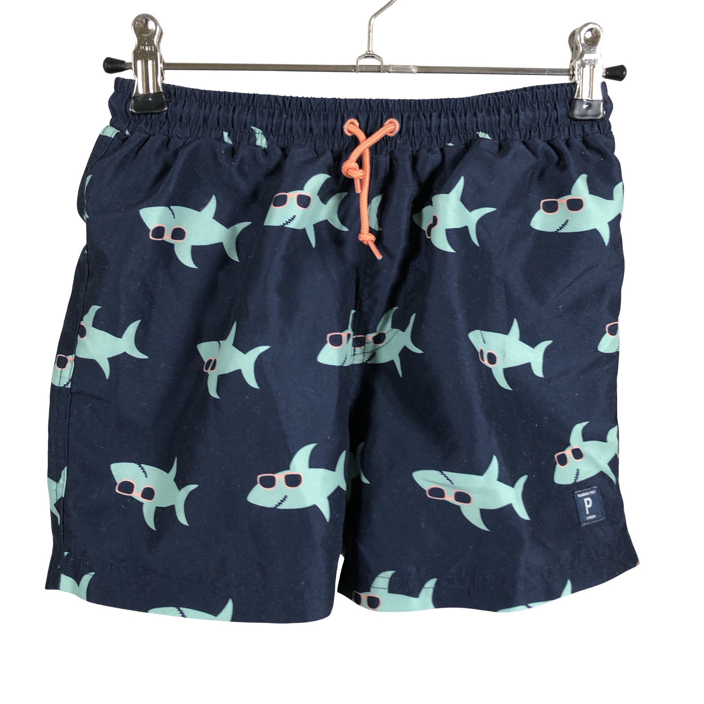 Unisex Polarn O. Pyret - Shorts, size 134 - 140 - Blue (1)