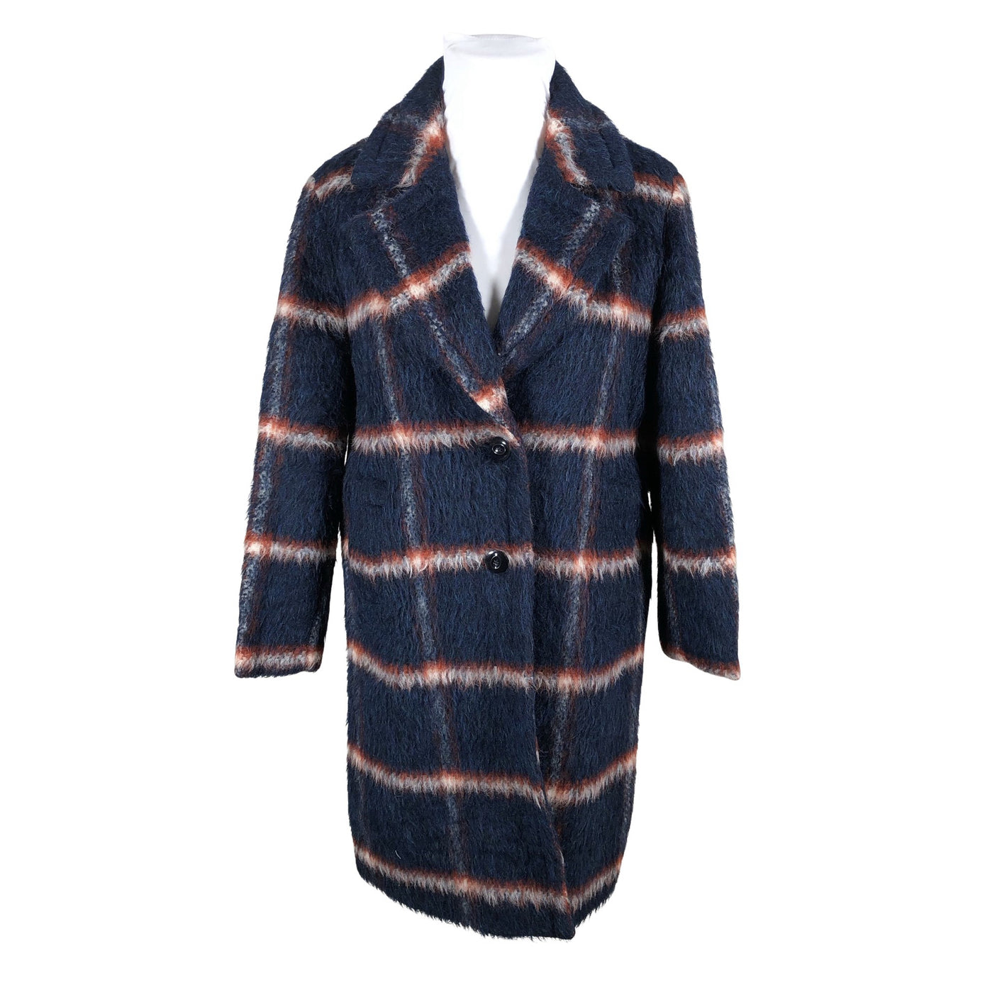 Unisex Sand - Wool coat, size 42 - Blue (1)