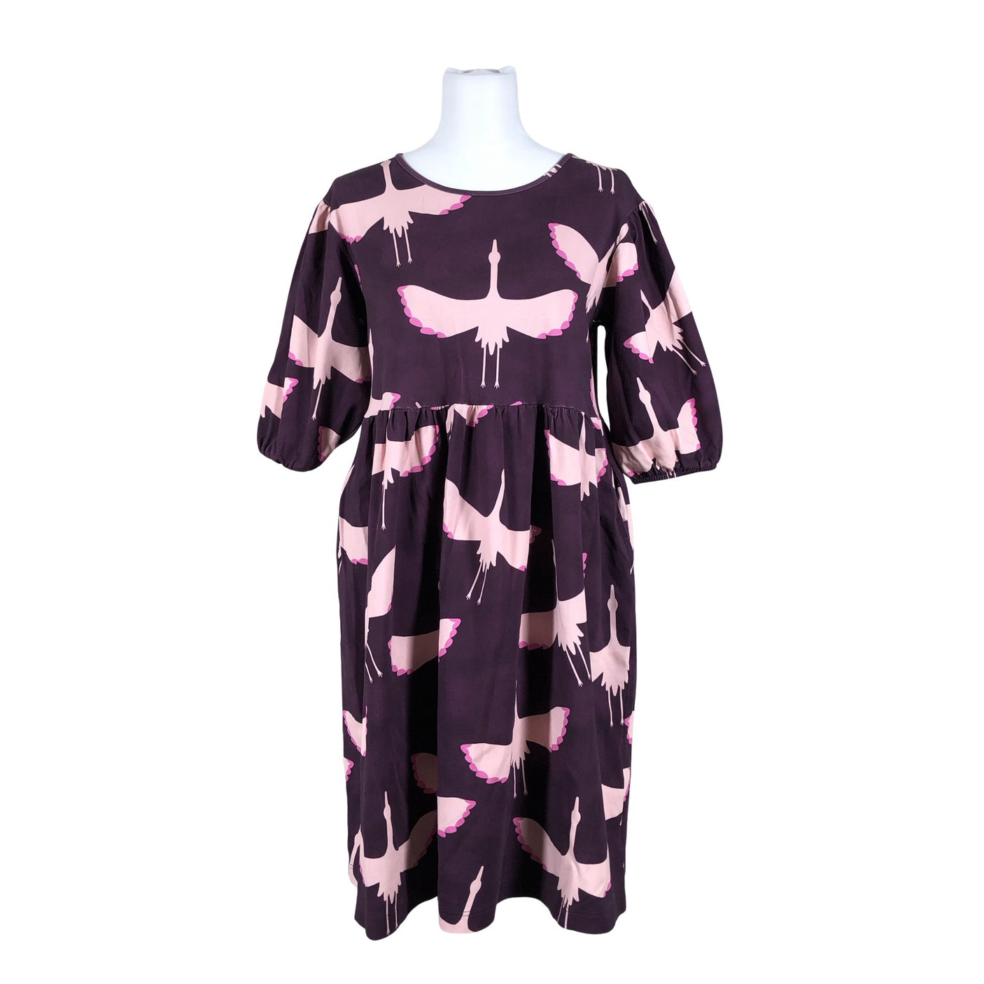 Unisex Yo Zen - Tricot dress, size 40 - Wine red (1)