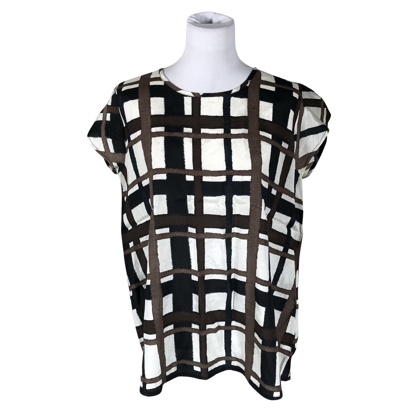Unisex The Masai - Short-sleeved blouse, size 38 - Brown (1)