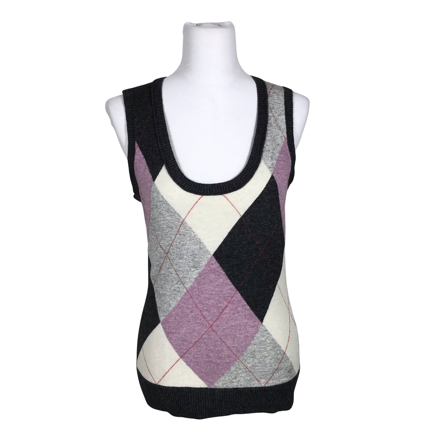 Unisex Esprit - Knit vest, size 40 - Gray (2)