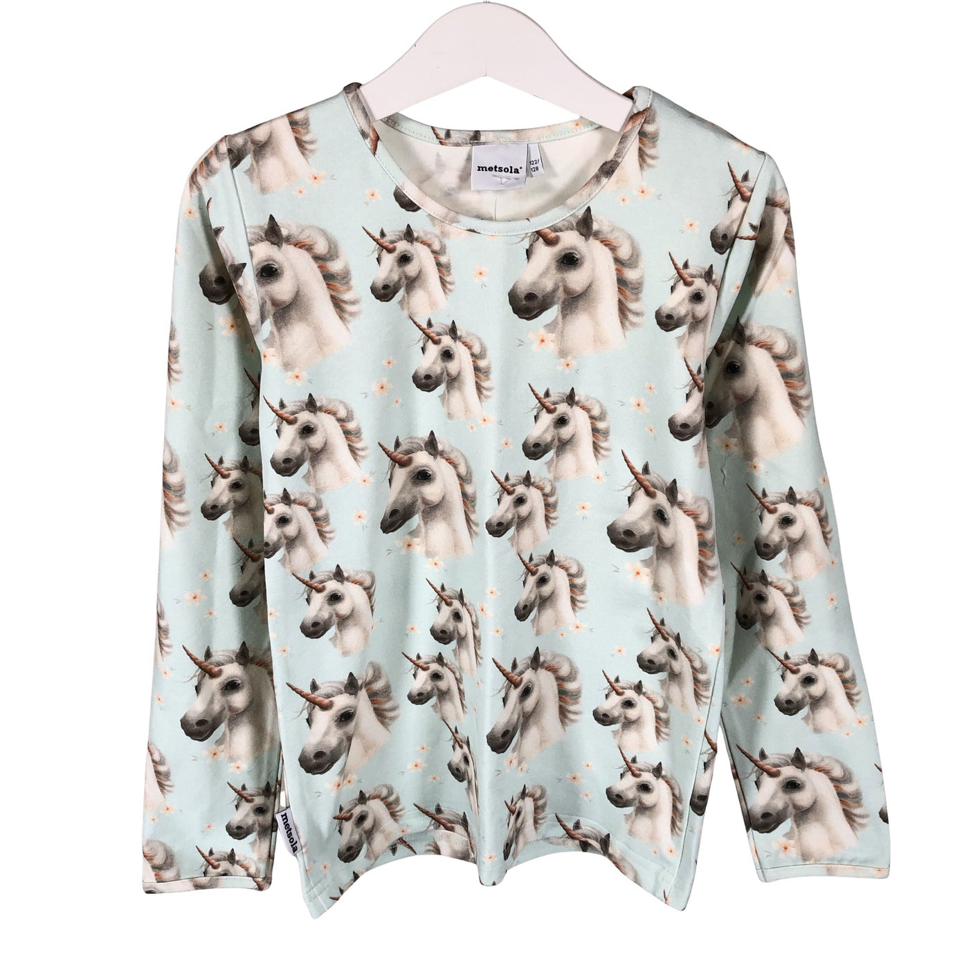 Unisex Metsola - Tricot shirt, size 122 - 128 - Light blue (1)