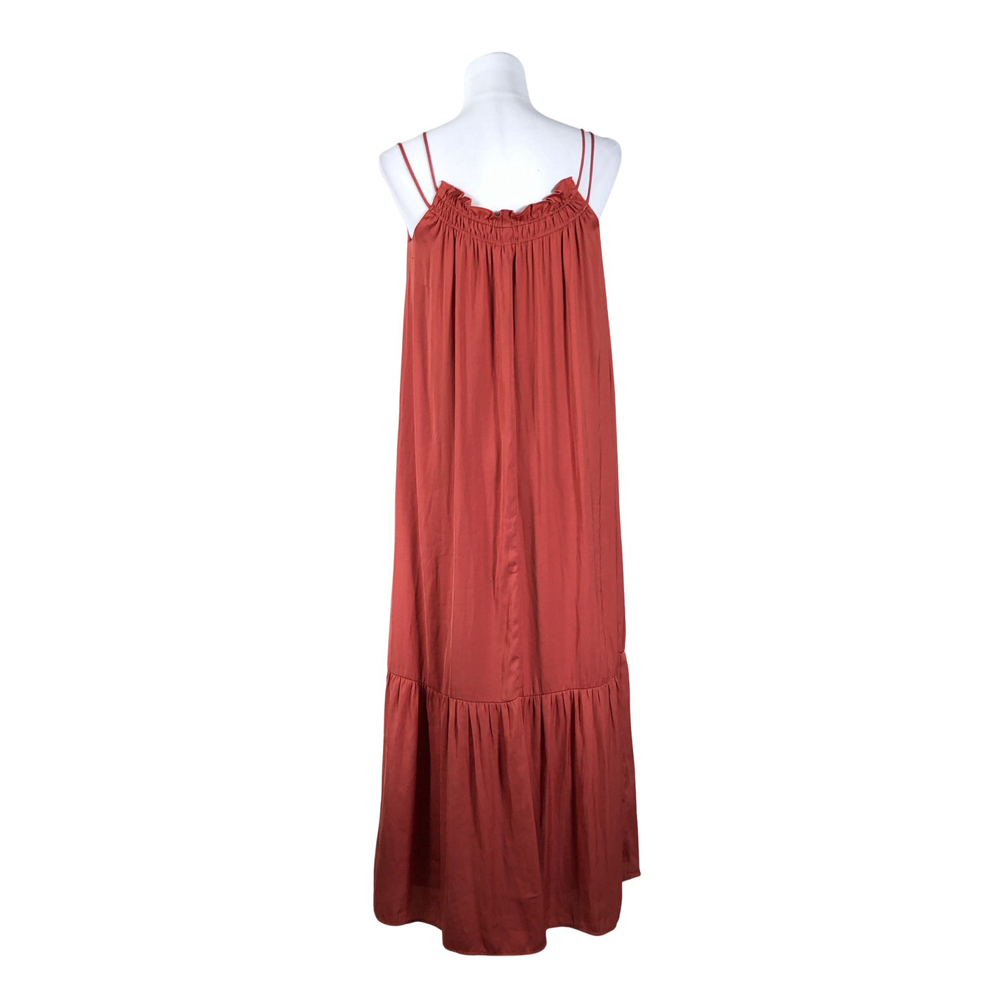 Unisex Lindex - Schiffon dress, size 36 - Orange (2)