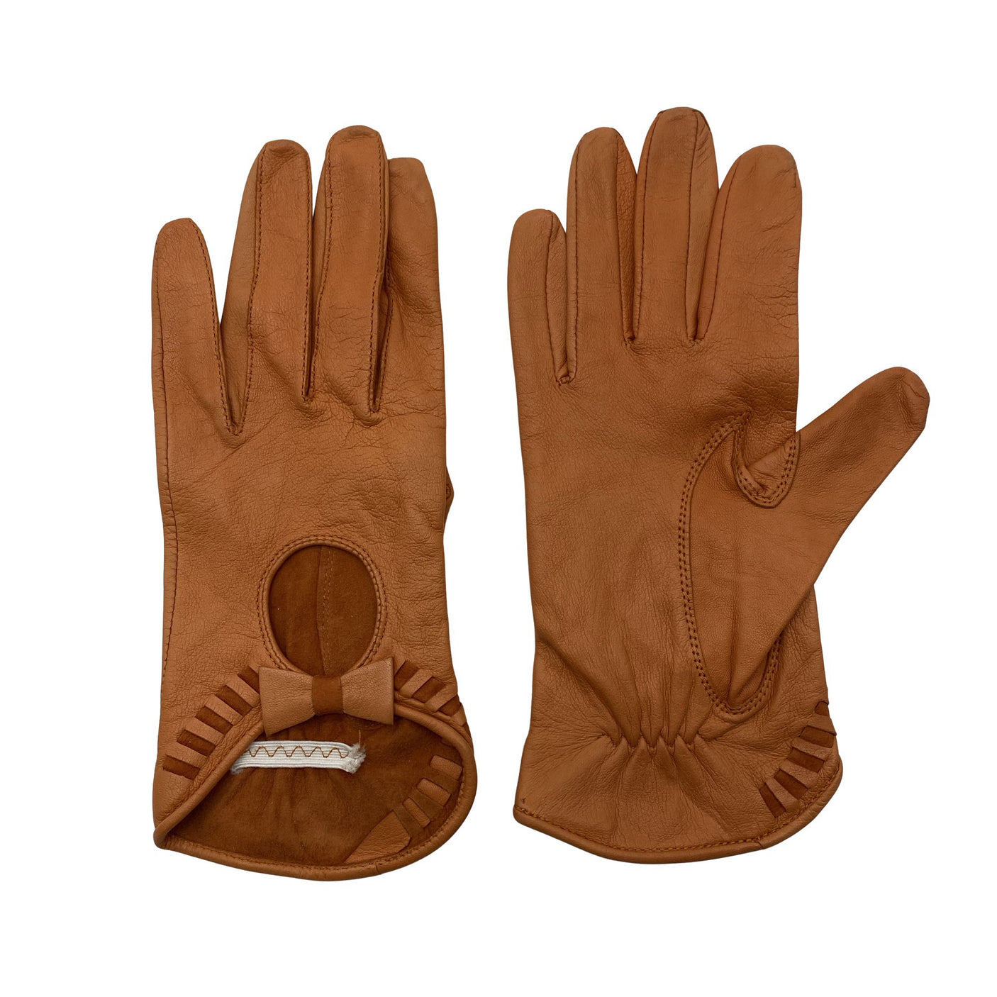 Unisex Edmins - Leather gloves, size Ei kokoa - Brown (1)