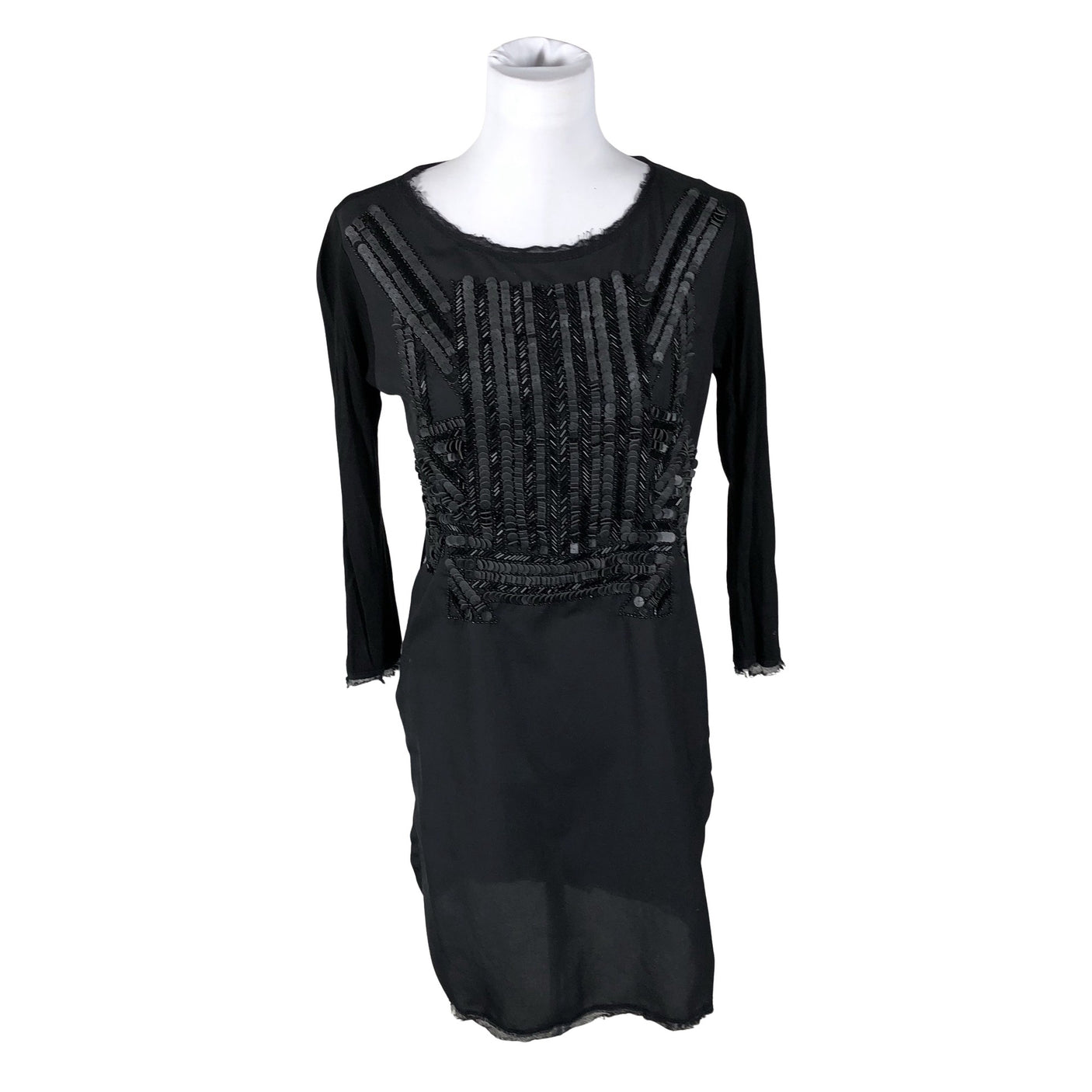 Unisex Nü - Evening tunic, size 36 - Black (1)