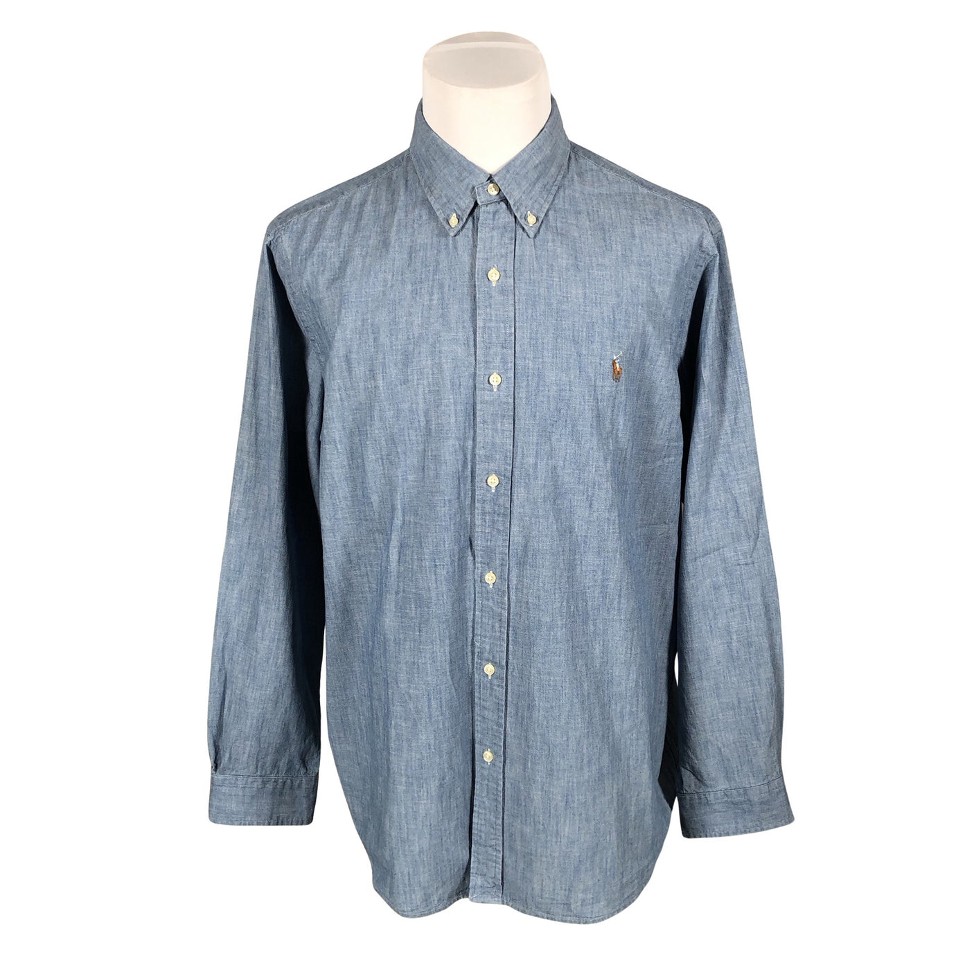 Unisex Polo Ralph Lauren - Collared shirt, size XXL - Light blue (1)