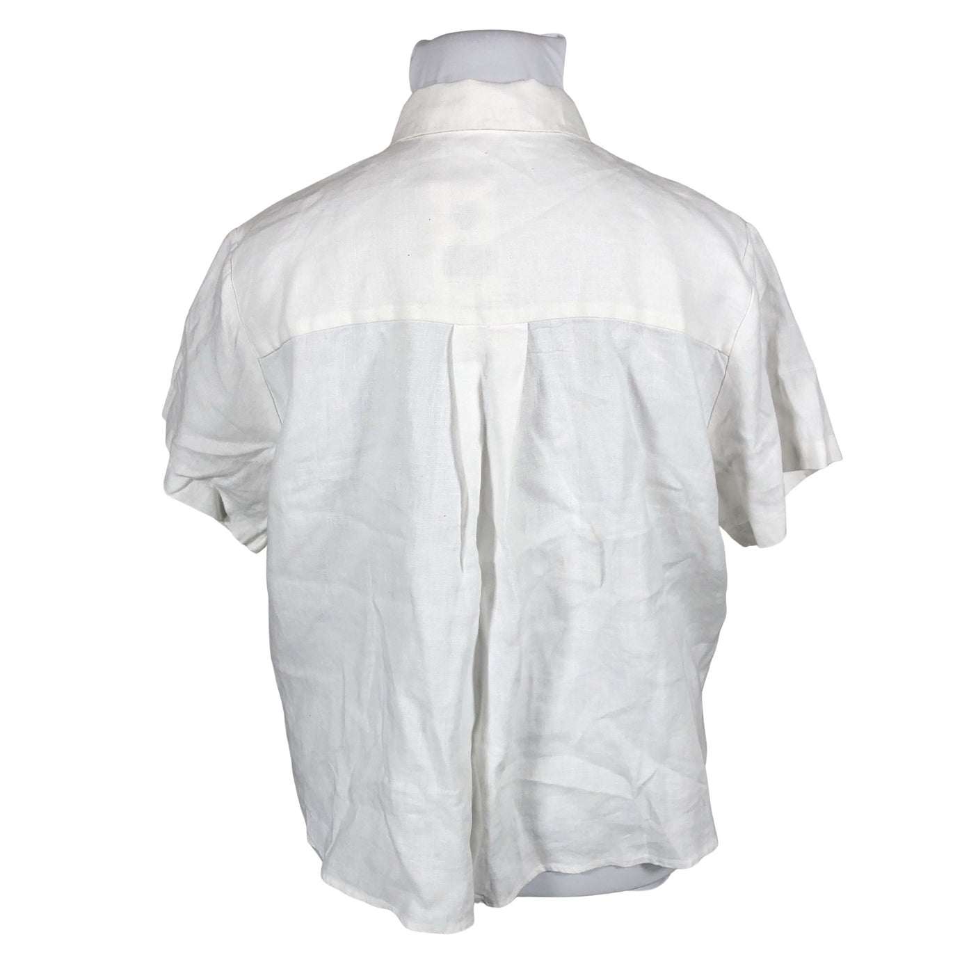 Unisex Samsoe&Samsoe - Short-sleeved blouse, size 42 - Natural white (2)