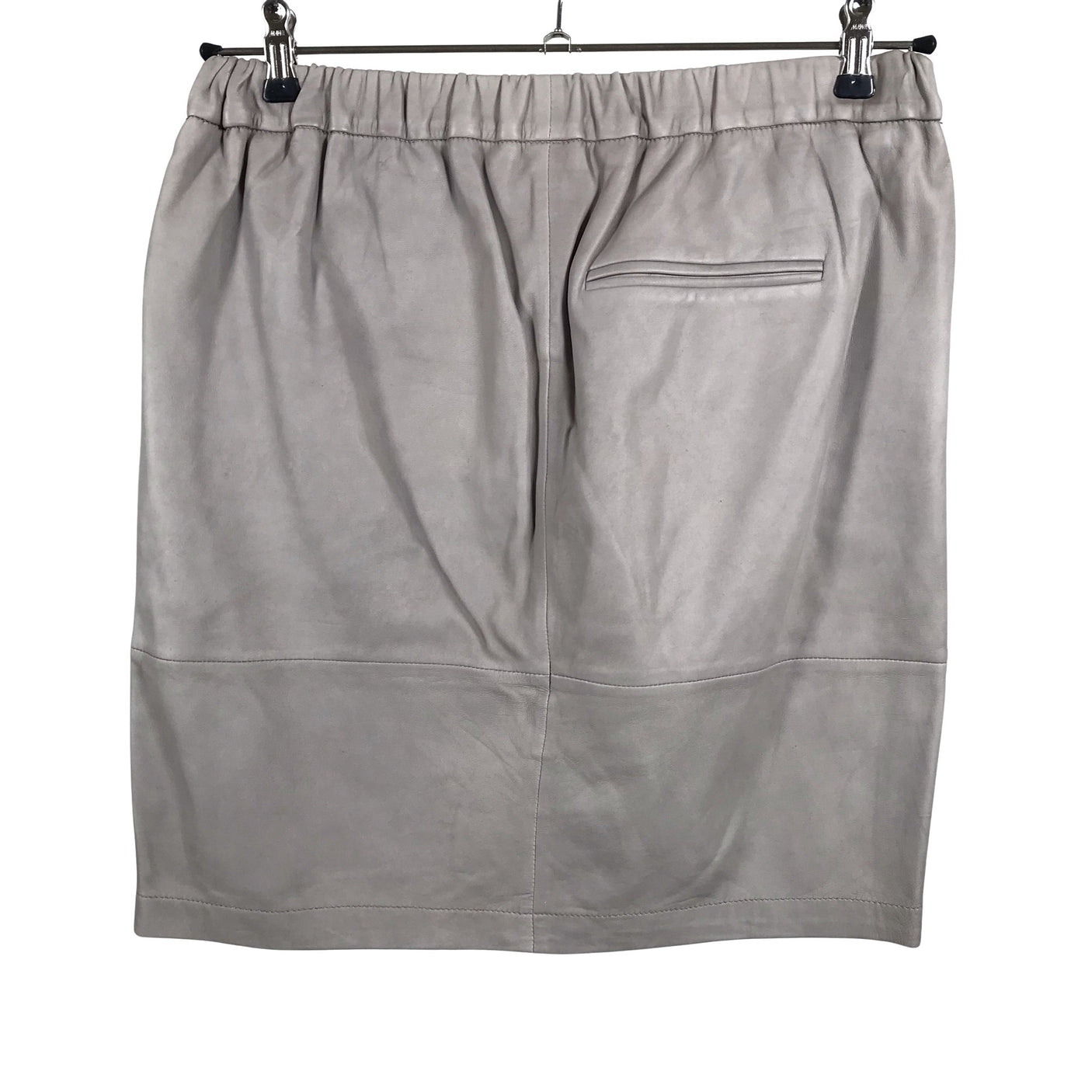Unisex Second Female - Leather skirt, size 40 - Beige (3)
