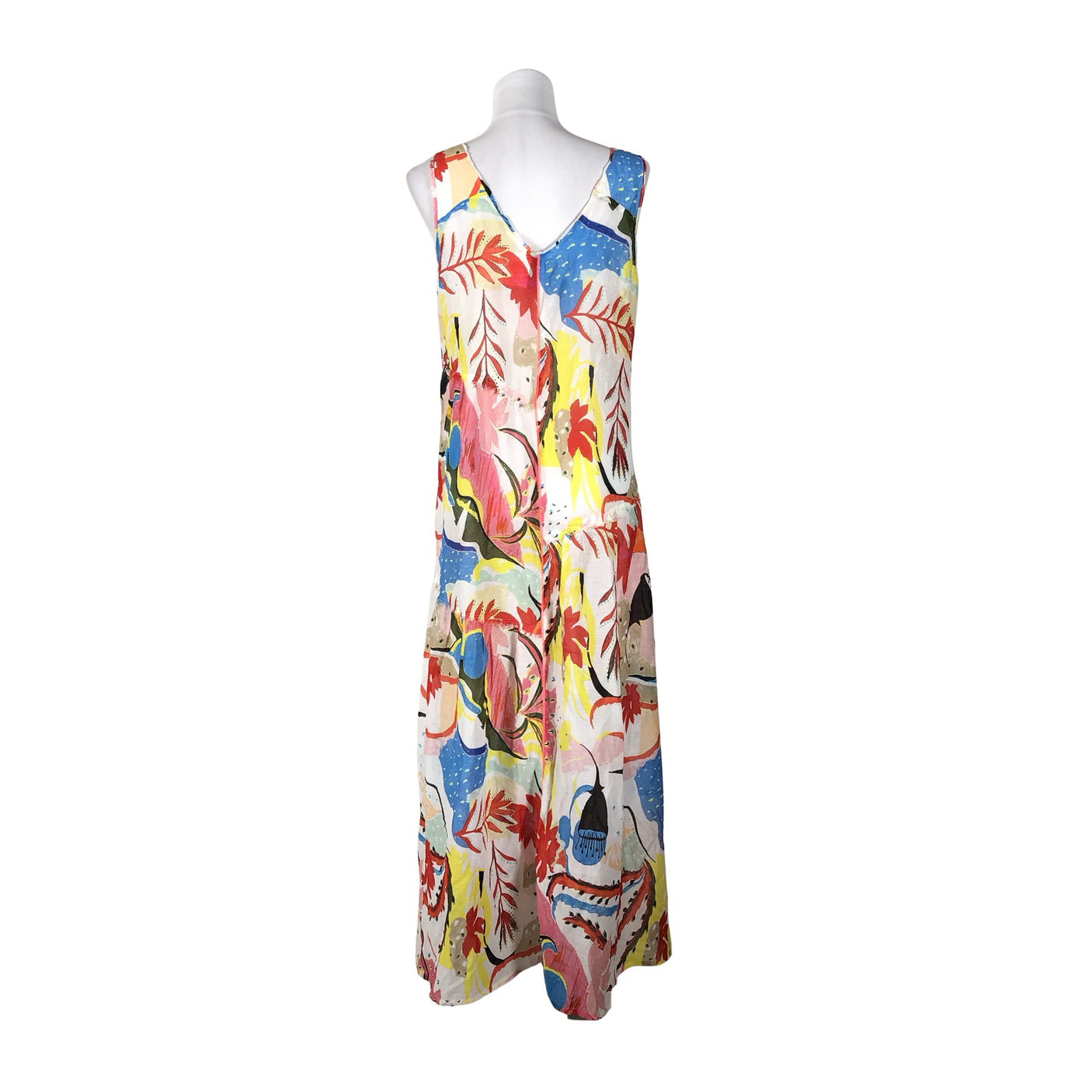 Unisex Marc Cain - Schiffon dress, size 38 - White (3)