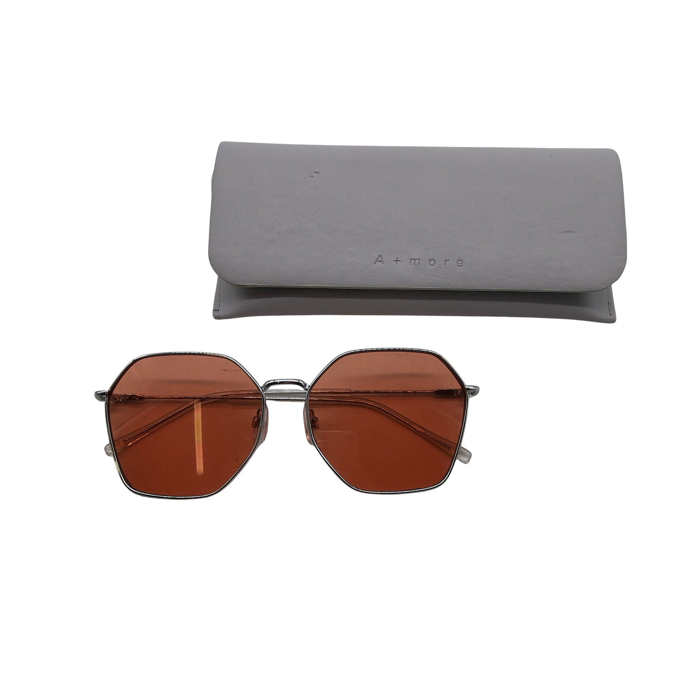 Unisex A+more - Sunglasses, size Ei kokoa - Red (1)