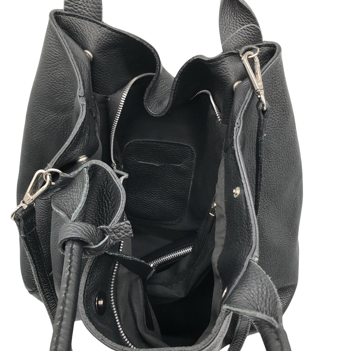 Unisex Mangotti - Handbag, size Maxi - Black (3)