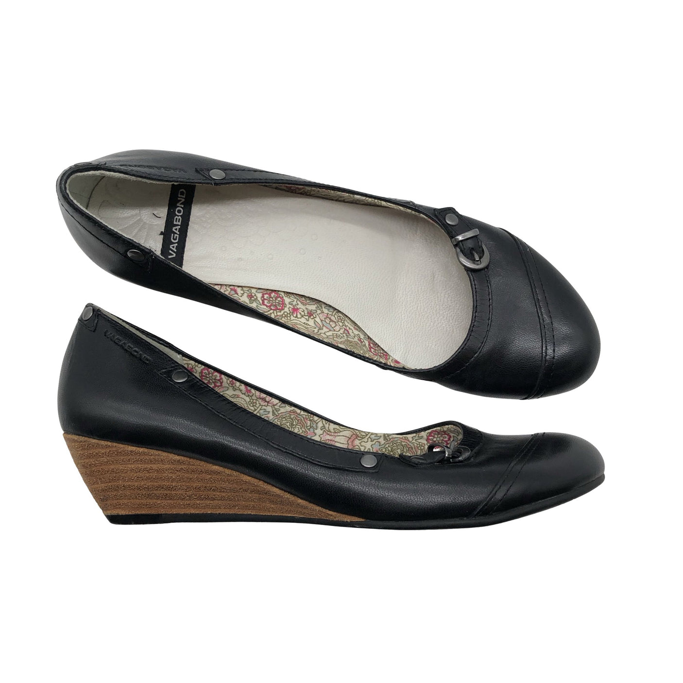 Unisex Vagabond - Wedge heel shoes, size 38 - Black (1)