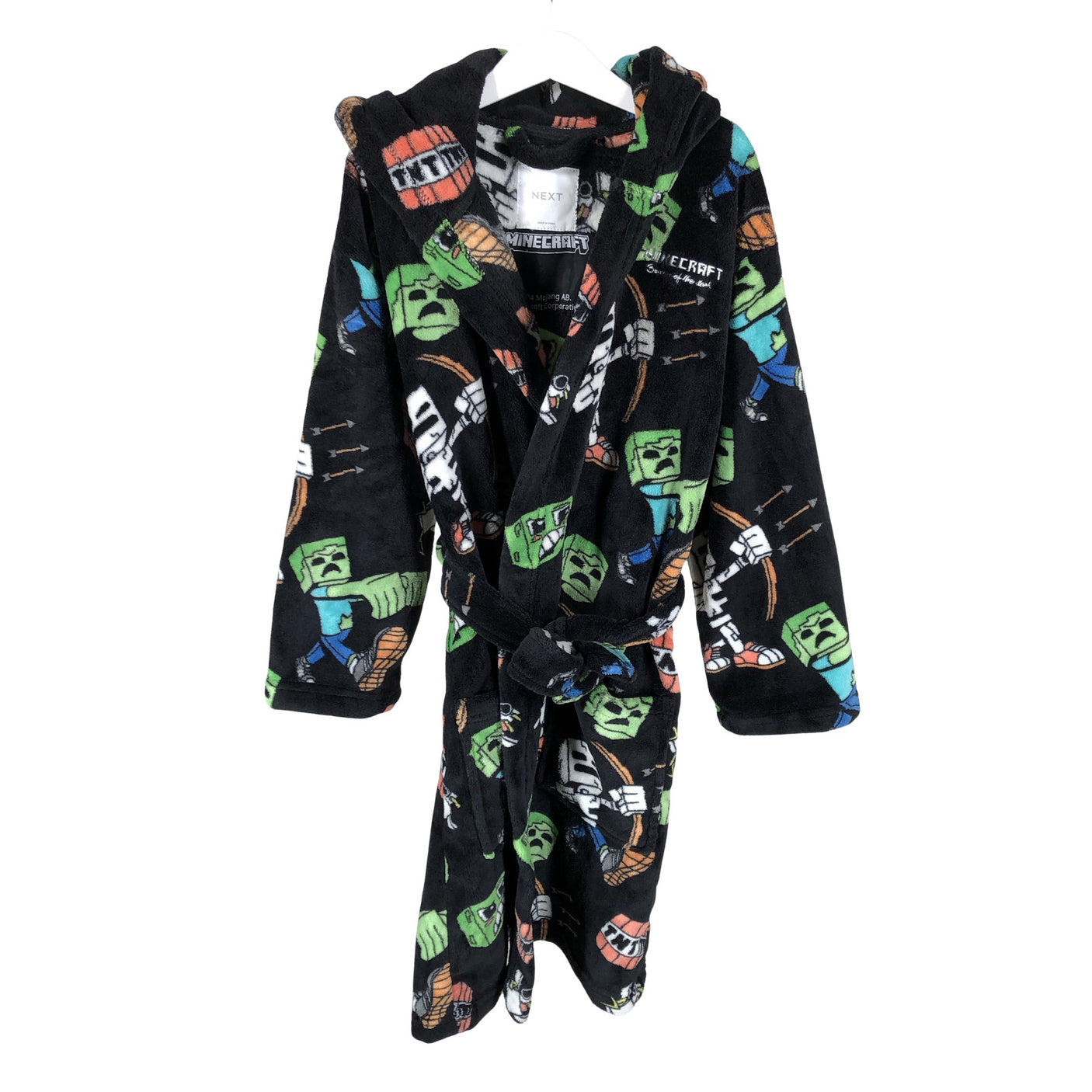 Unisex Next - Bathrobe, size 134 - 140 - Black (1)