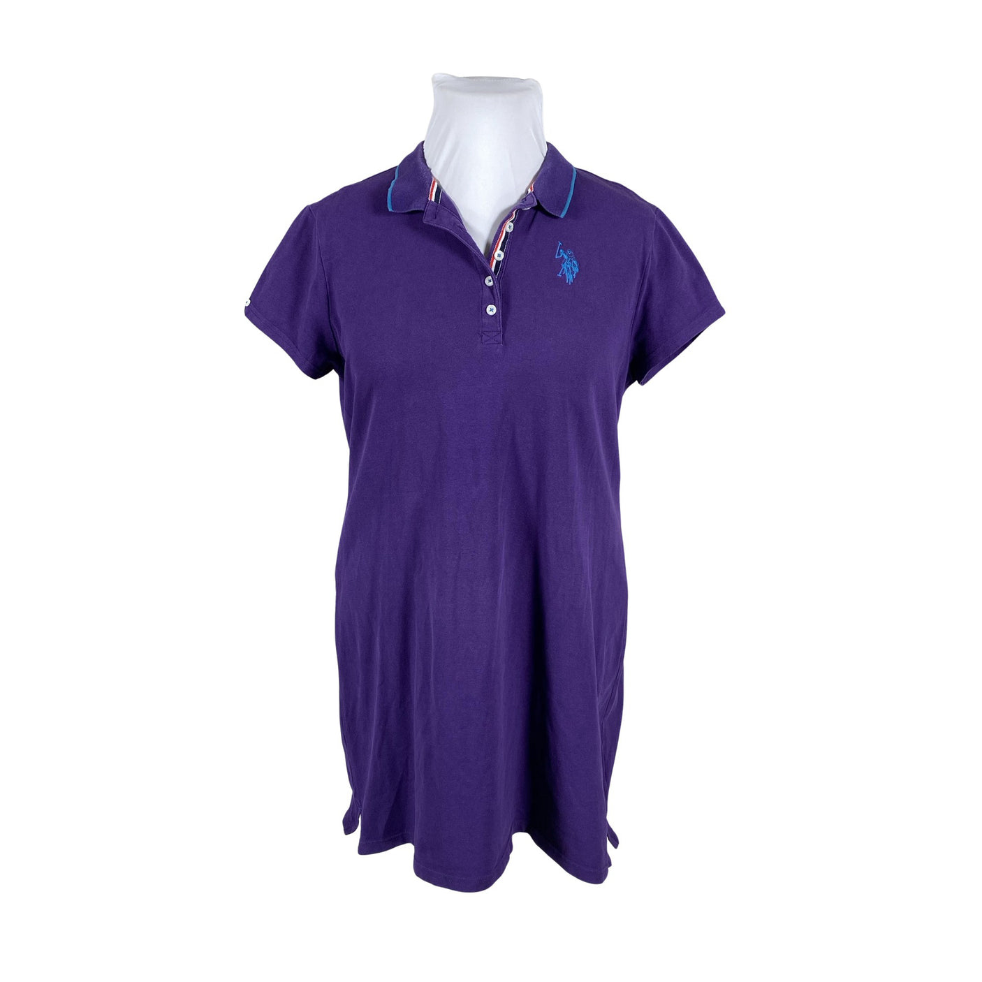 Unisex U.S. Polo Assn. - Pique dress, size 42 - Violet (1)