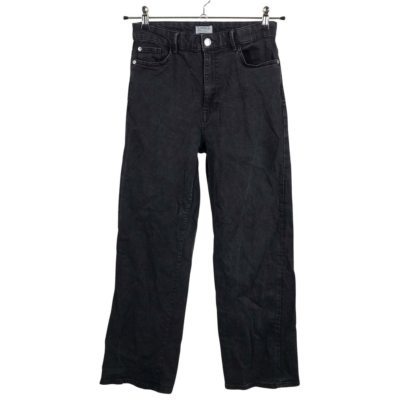 Unisex Lindex - Jeans, size 38 - Black (1)