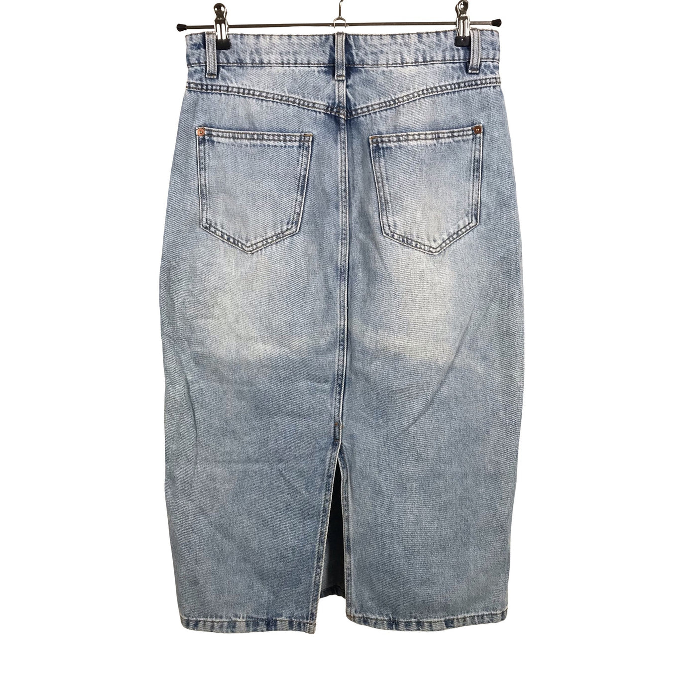 Unisex Lindex - Denim skirt, size 38 - Blue (2)