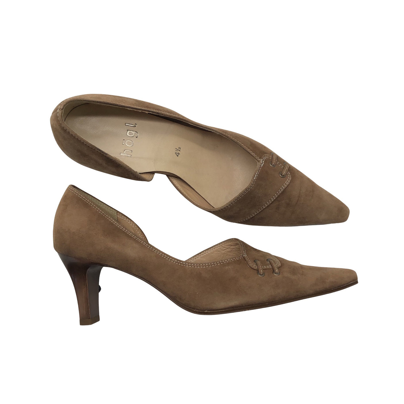 Unisex Högl - High heels, size 37 - Brown (1)