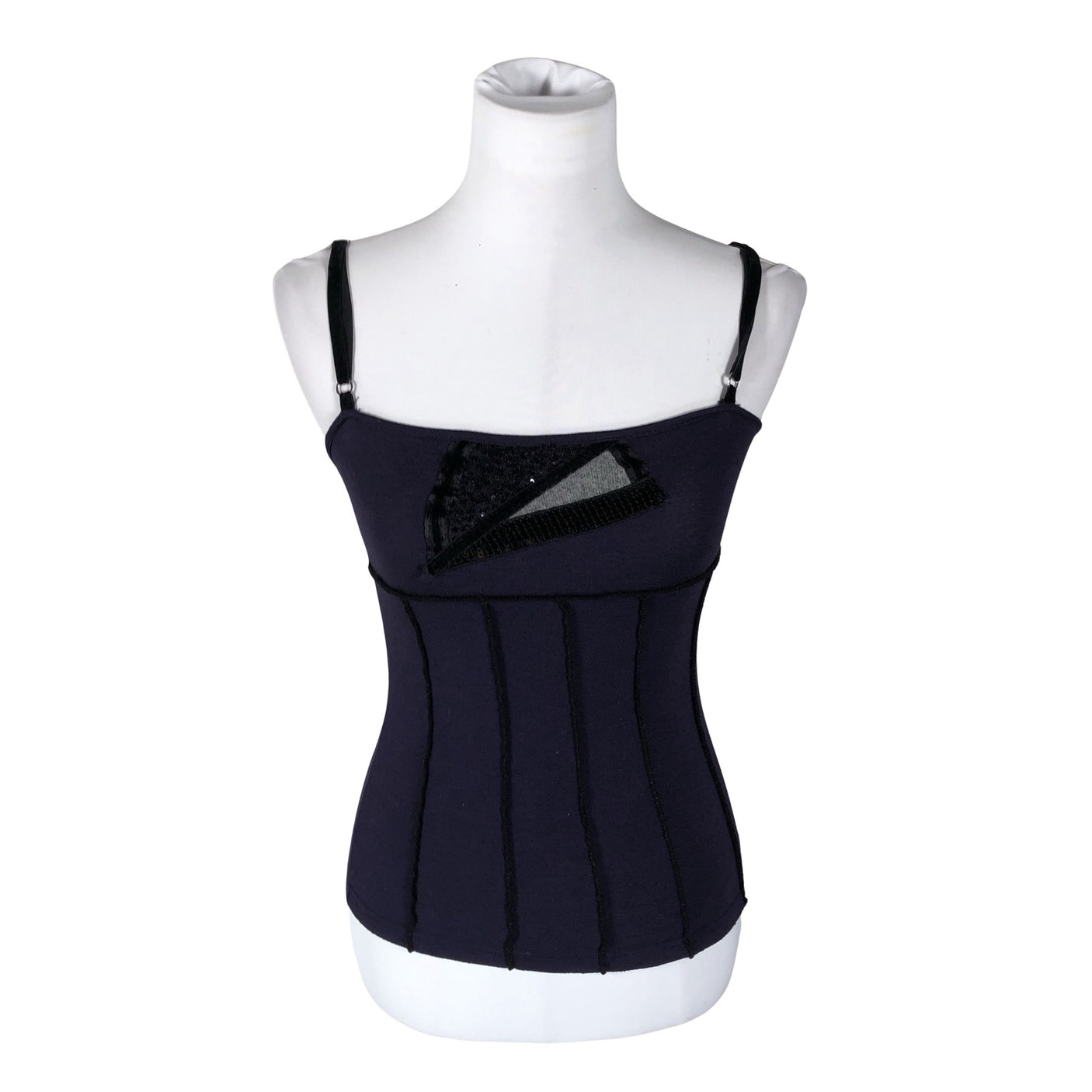 Unisex Siste's - Tricot tank top, size 36 - Violet (1)