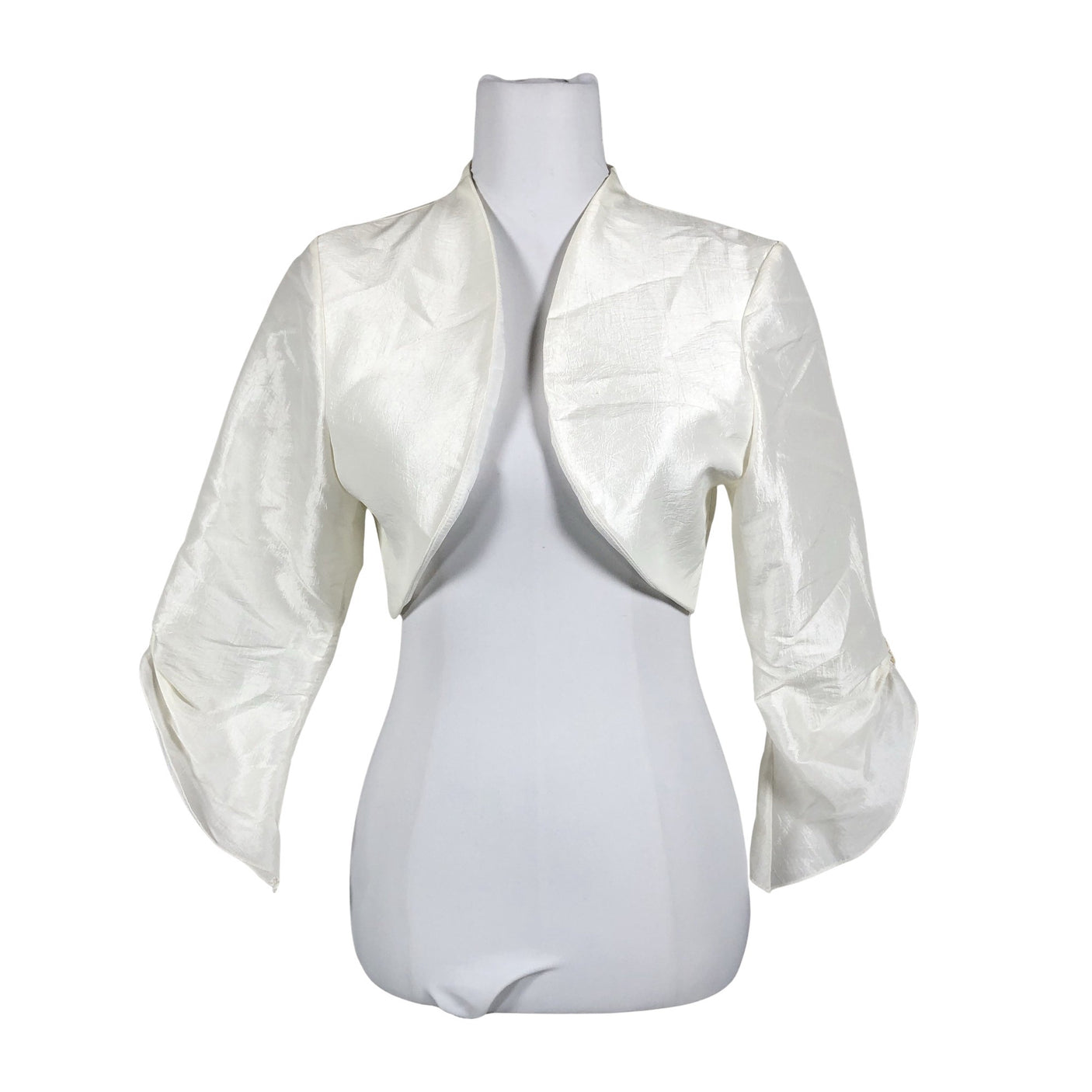 Unisex Creatif Paris - Evening bolero jacket, size 38 - Natural white (1)