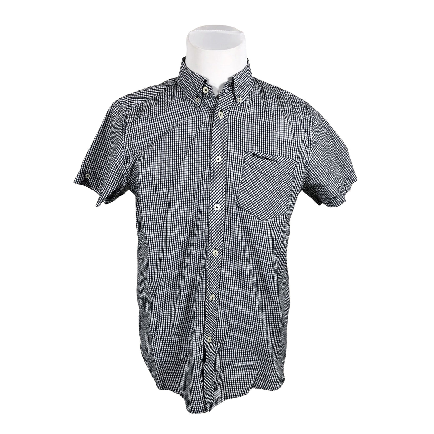Unisex Ben Sherman - Collared shirt, size M - Black (1)