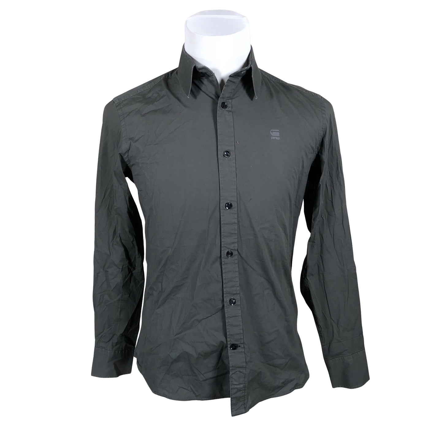 Unisex G-star - Collared shirt, size S - Gray (1)