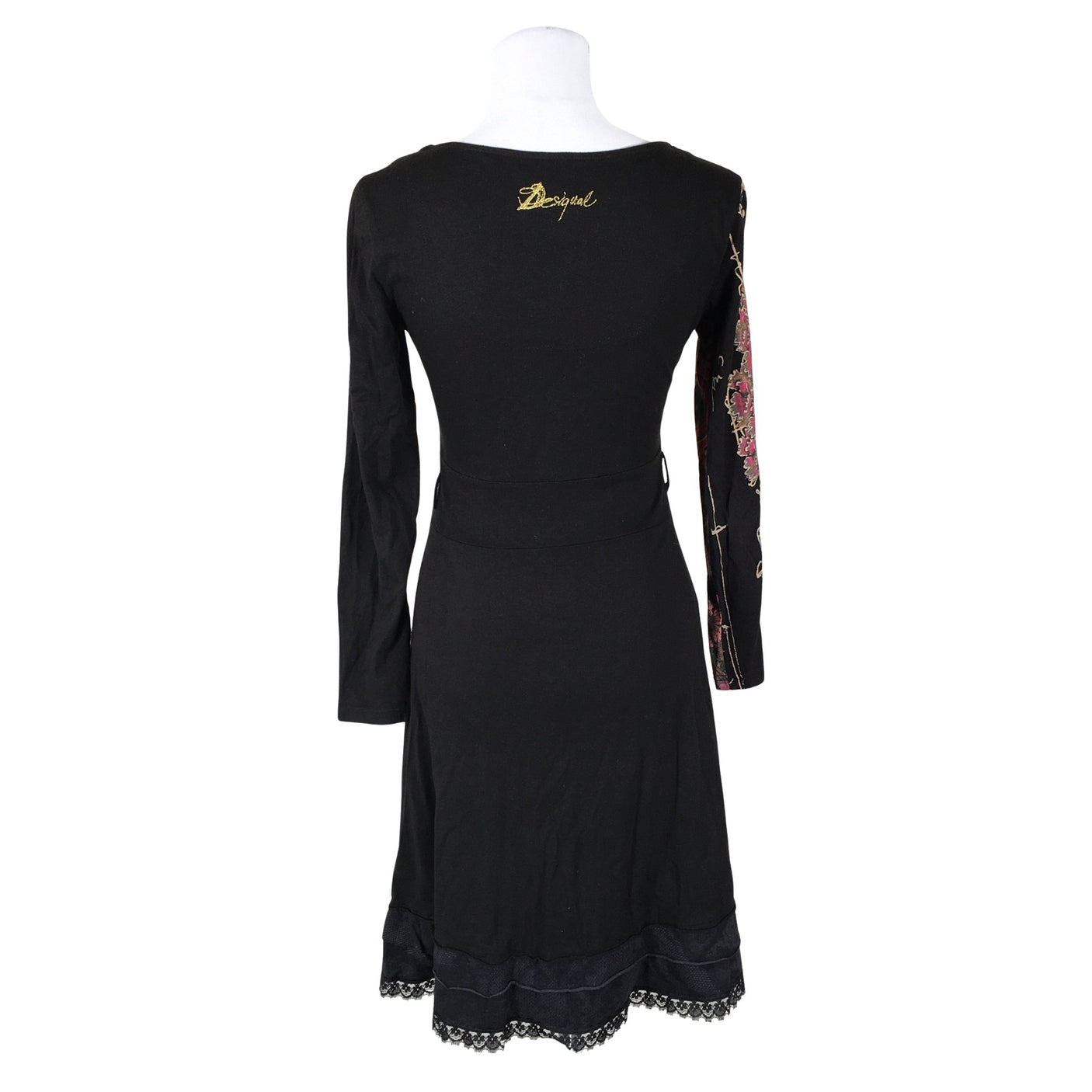 Unisex Desigual - Tricot dress, size 38 - Black (2)