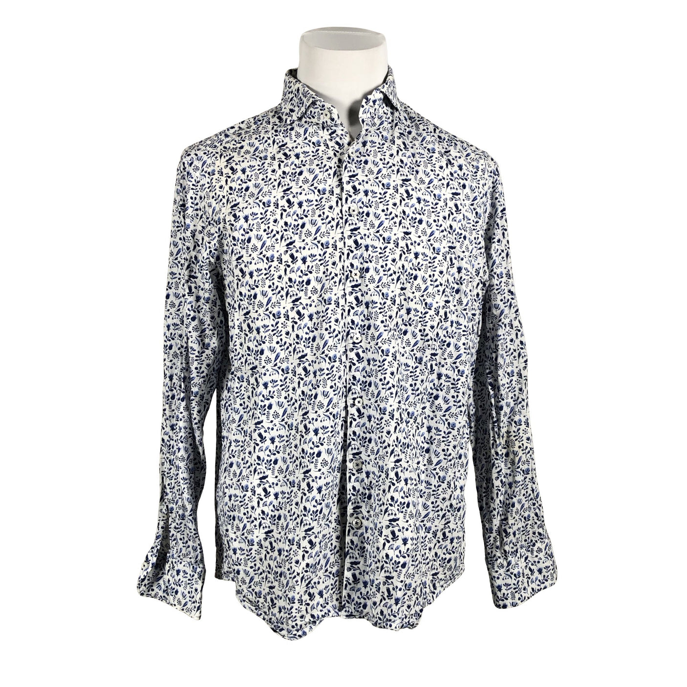 Unisex Stenströms - Collared shirt, size XL - White (1)