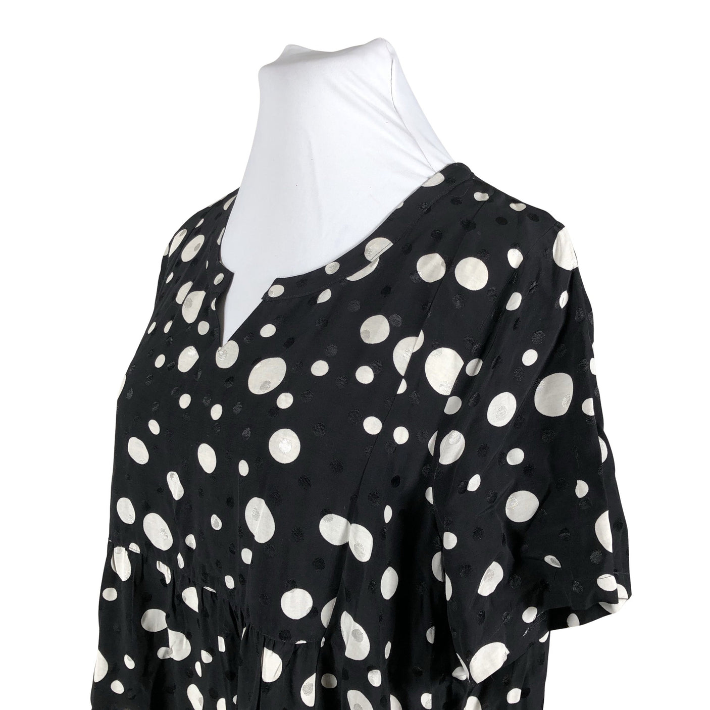 Unisex Pont Neuf - Schiffon dress, size 46 - Black (2)