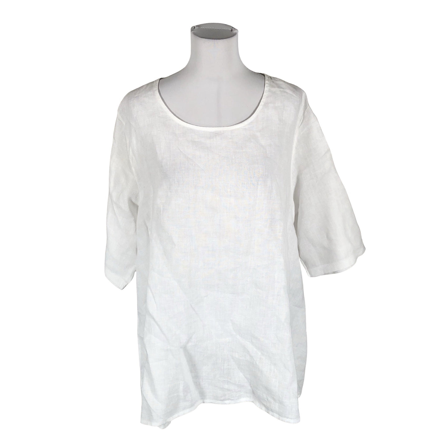 Unisex Pellavatehdas - Tunic, size 38 - White (1)