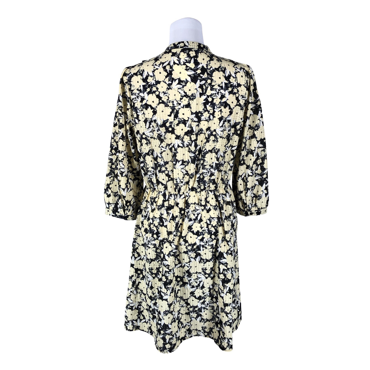 Unisex MSCH Copenhagen - Schiffon dress, size 38 - Yellow (2)