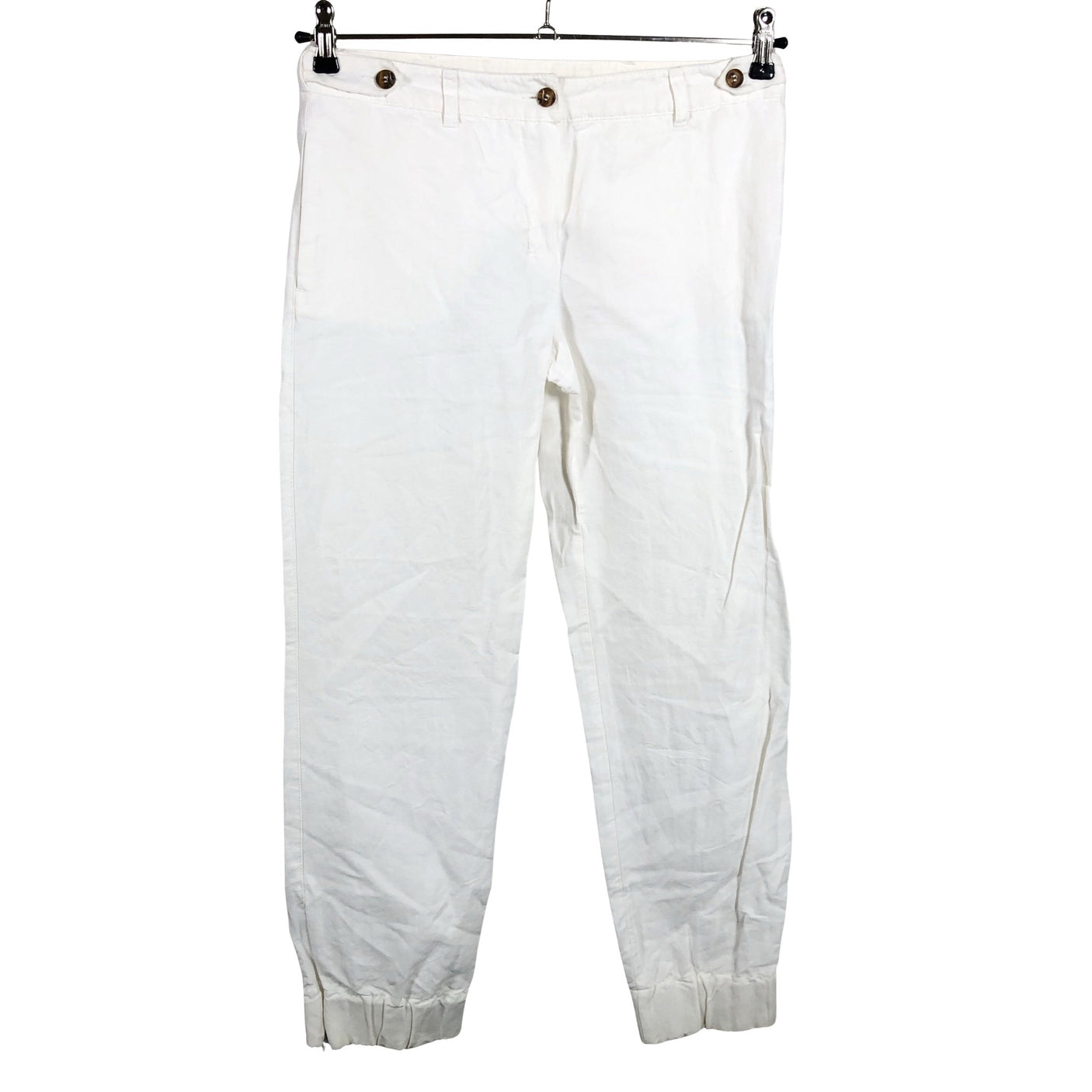 Unisex 'S MaxMara - Slacks, size 36 - White (1)