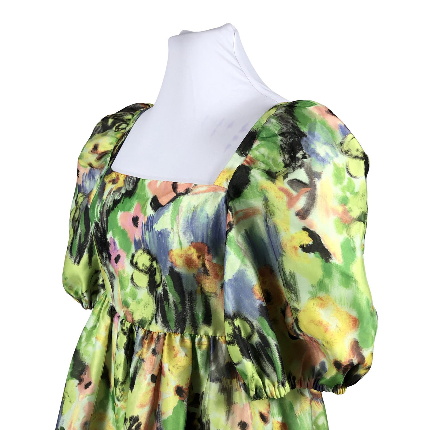 Unisex Stine Goya - Schiffon dress, size 42 - Green (2)