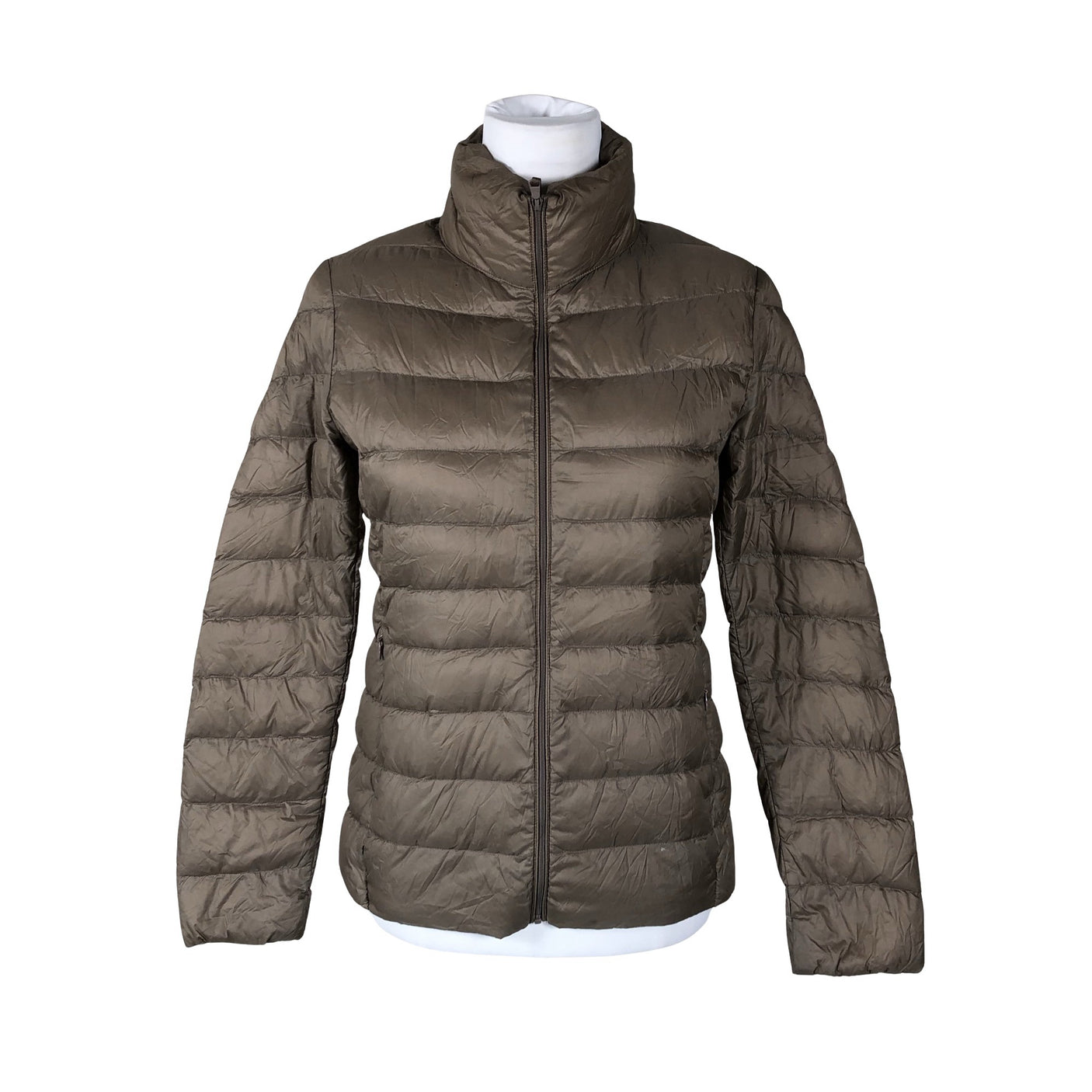 Unisex Uniqlo - Light down jacket, size 40 - Brown (1)