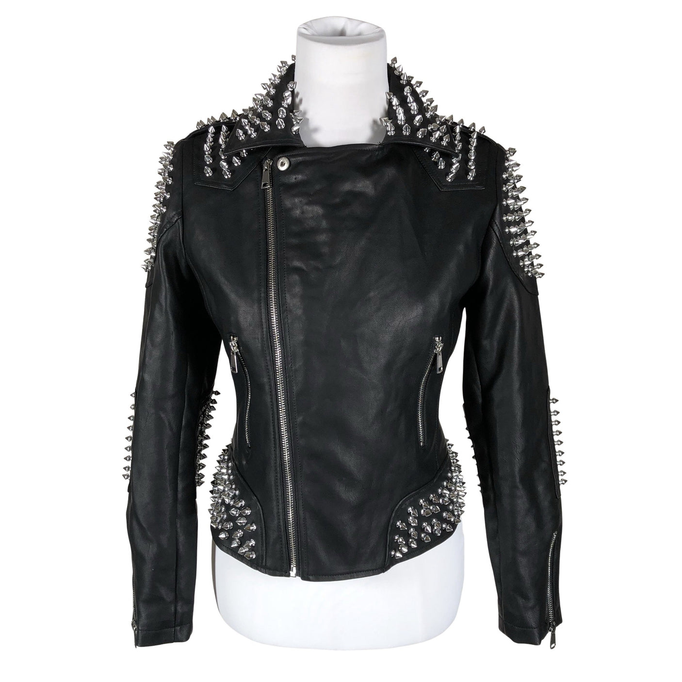 Unisex little lies - Leather jacket, size 36 - Black (3)