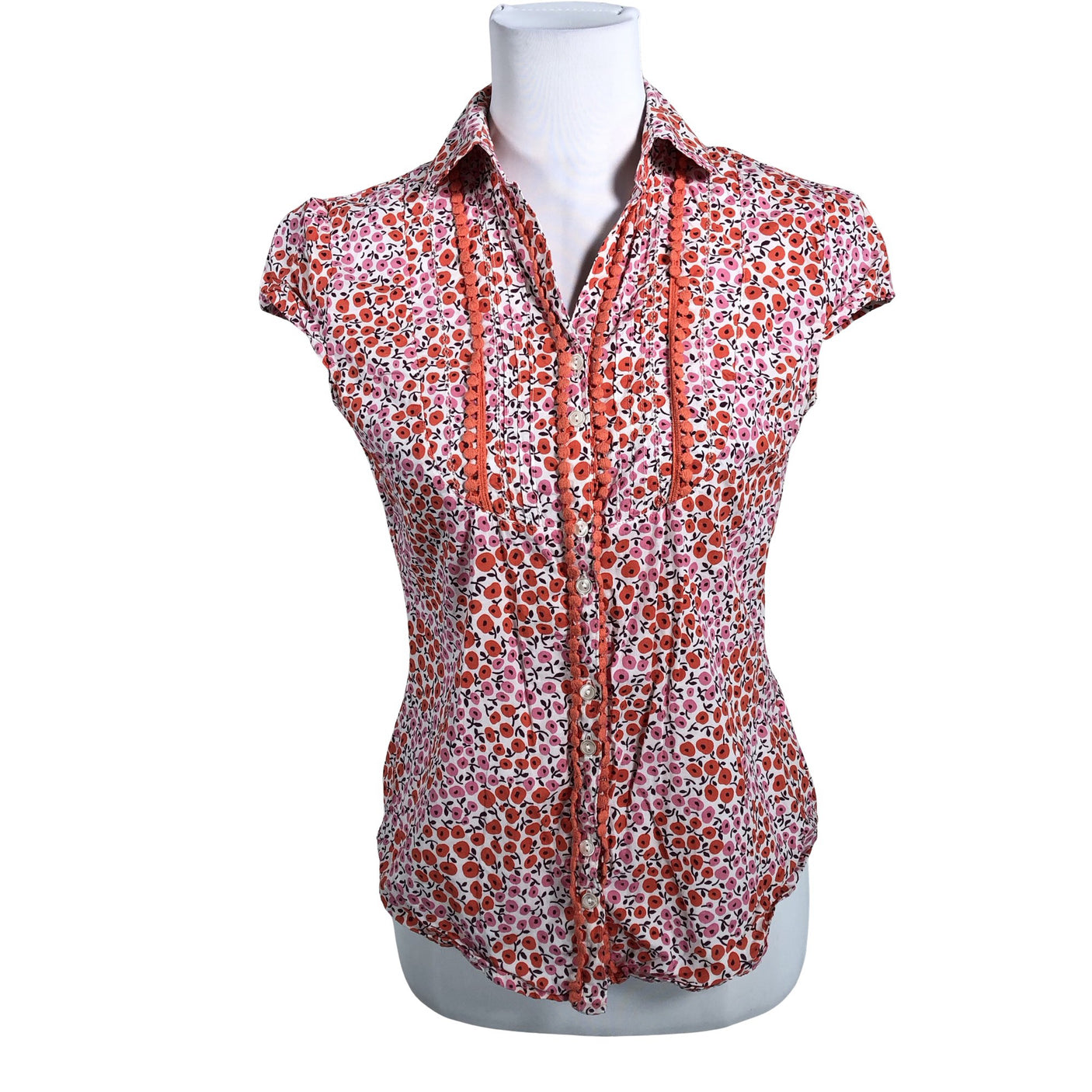 Unisex Camaieu - Short-sleeved blouse, size 36 - White (1)