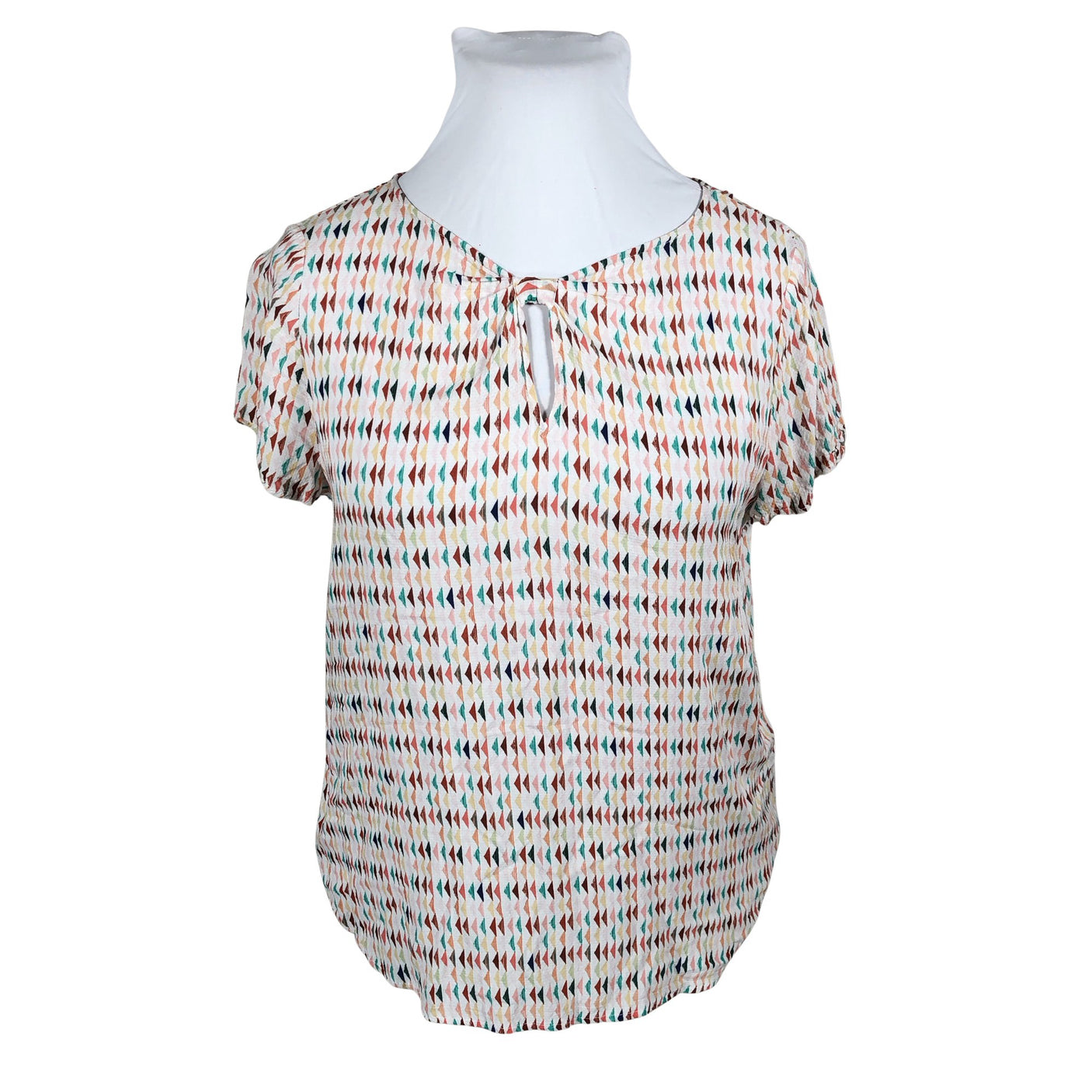 Unisex Esprit - Short-sleeved blouse, size 42 - White (1)