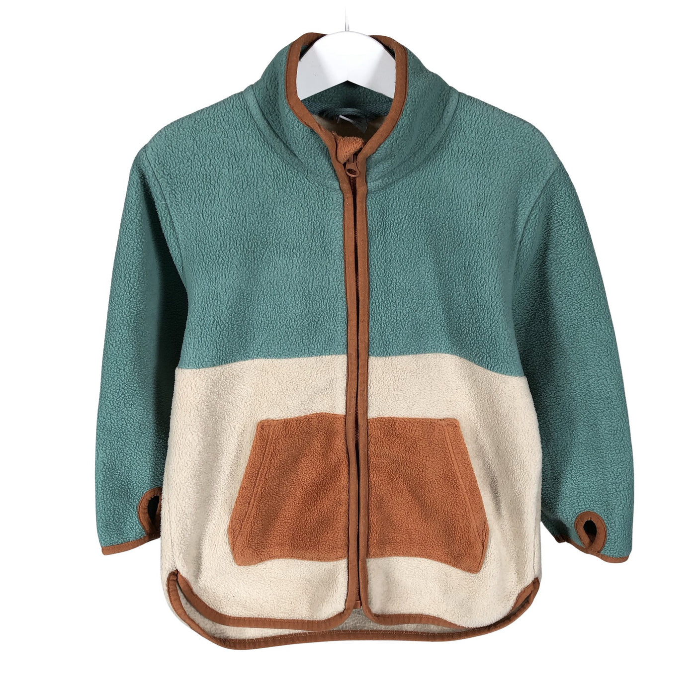 Unisex Lindex - Fleece jacket, size 110 - 116 - Blue (1)
