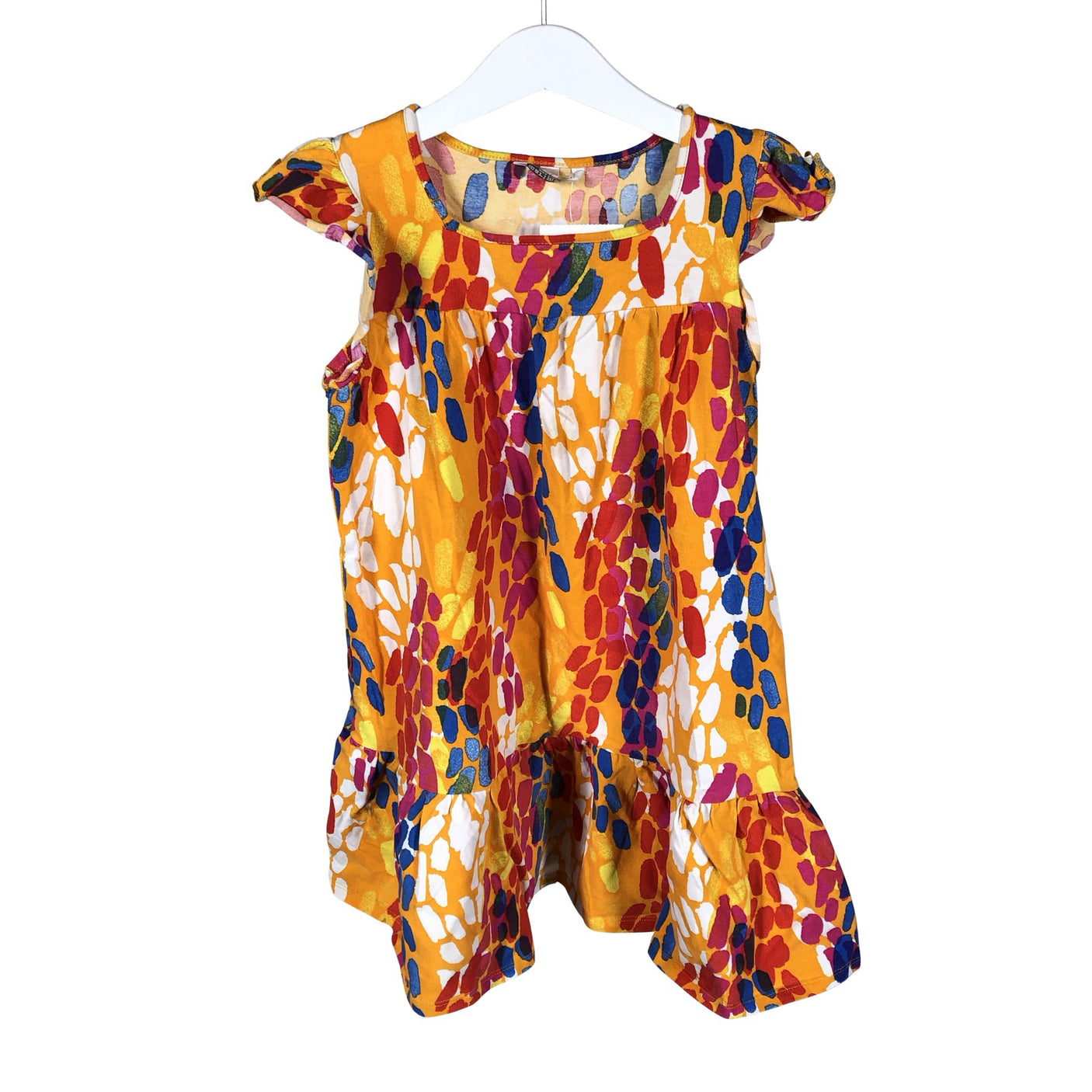Unisex Marimekko - Tricot dress, size 116 - 122 - Orange (1)
