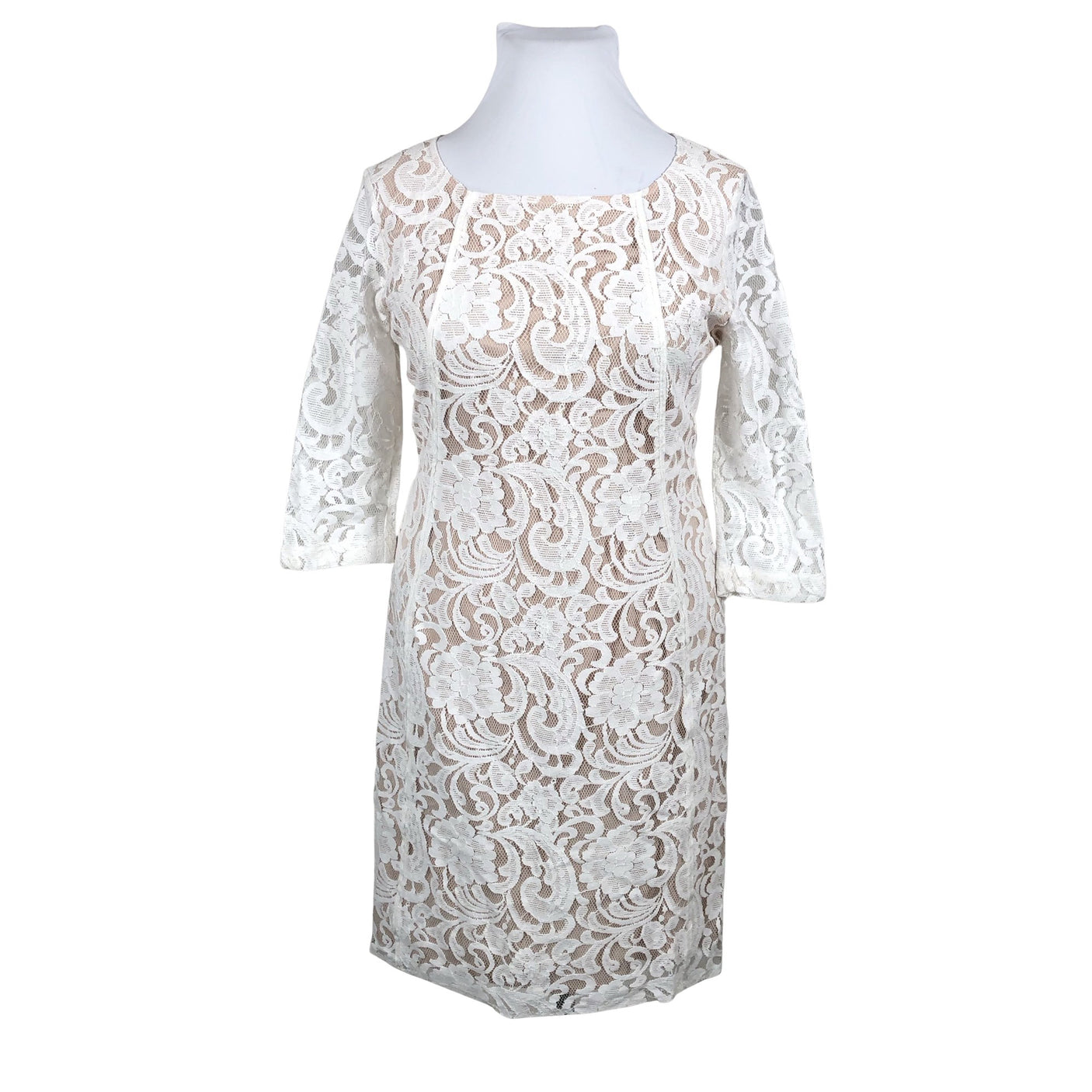Unisex InWear - Party dress, size 42 - White (1)