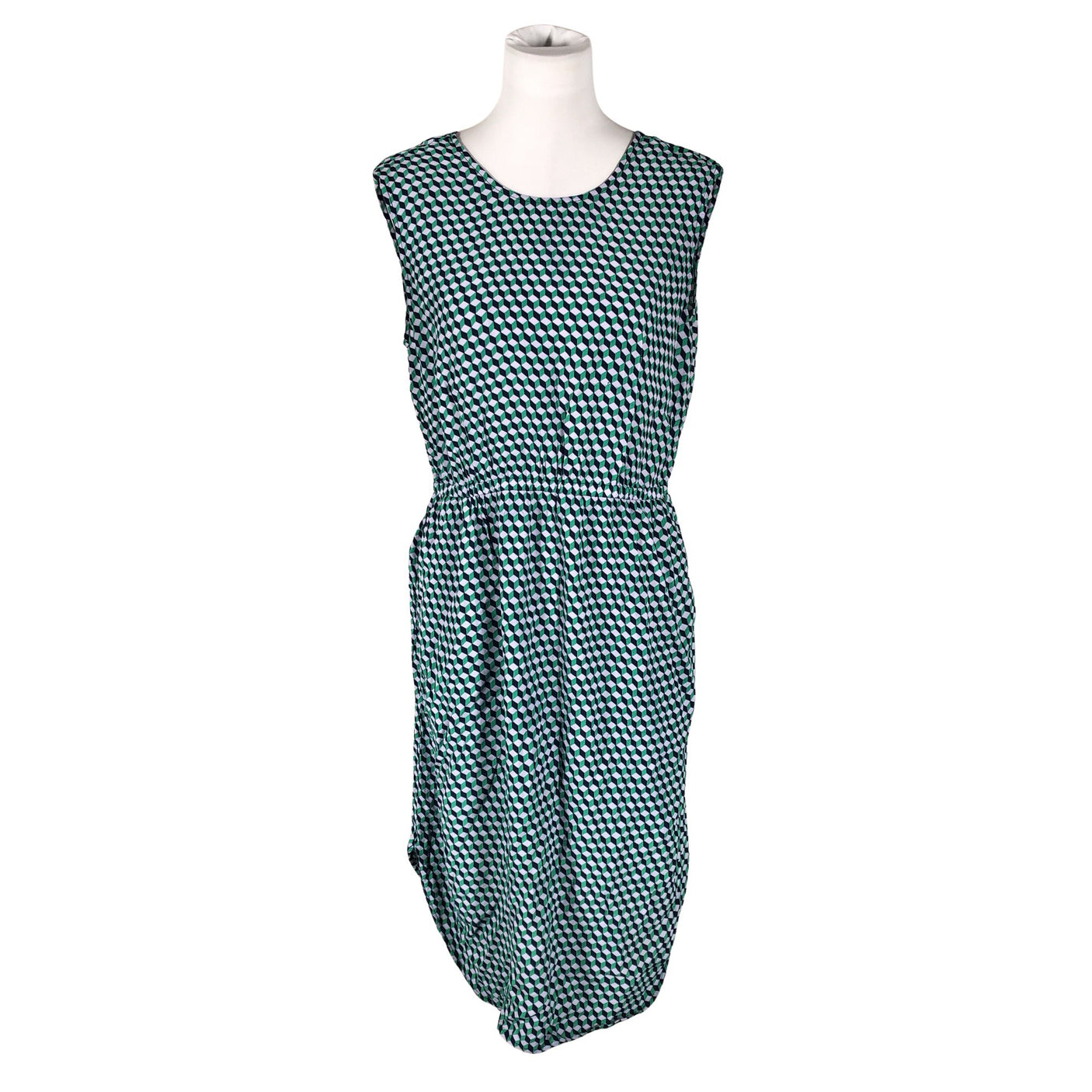 Unisex Marc O'Polo - Schiffon dress, size 40 - Green (1)