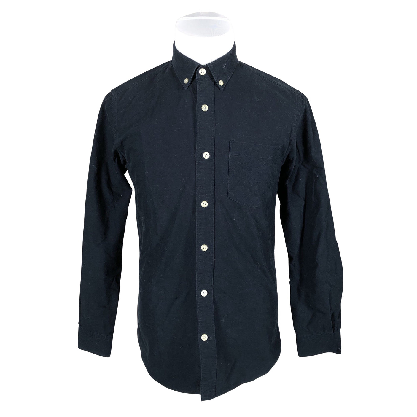 Unisex Knowledge Cotton Apparel - Collared shirt, size M - Blue (1)