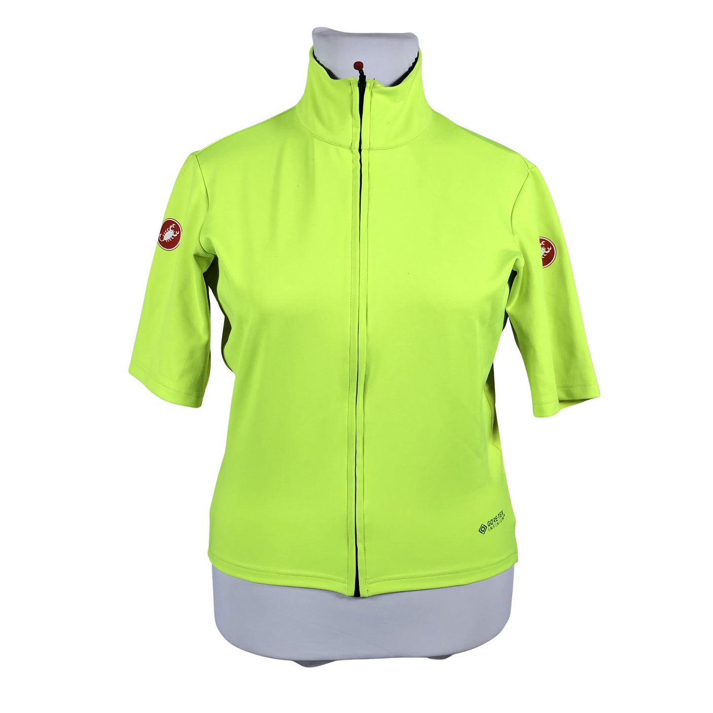 Unisex Castelli - Sports shirt, short sleeve, size 42 - Green (1)