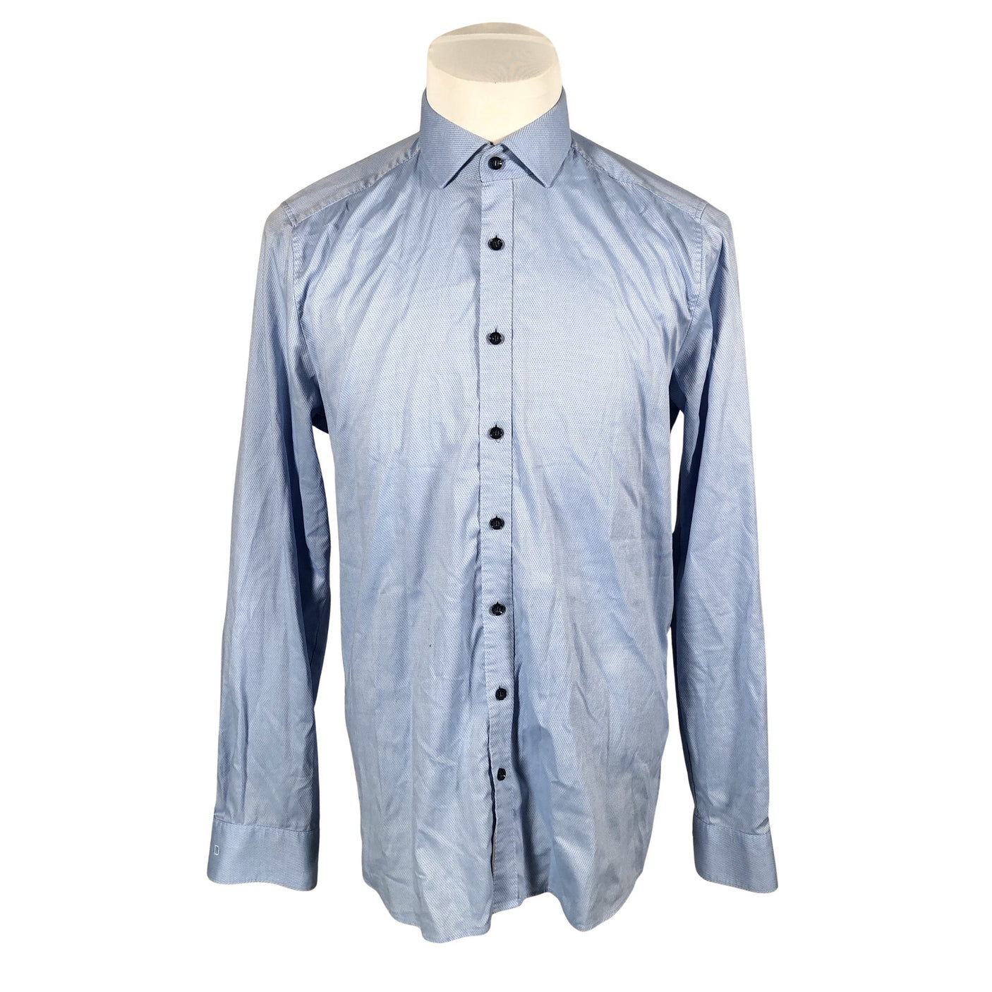 Unisex Olymp - Collared shirt, size L - Light blue (1)