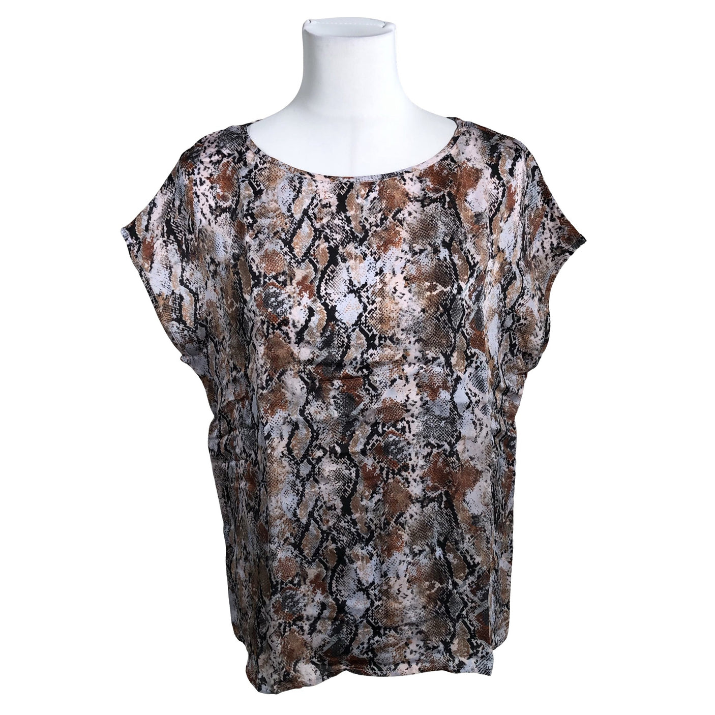 Unisex Ril's - Short-sleeved blouse, size 38 - Light pink (1)