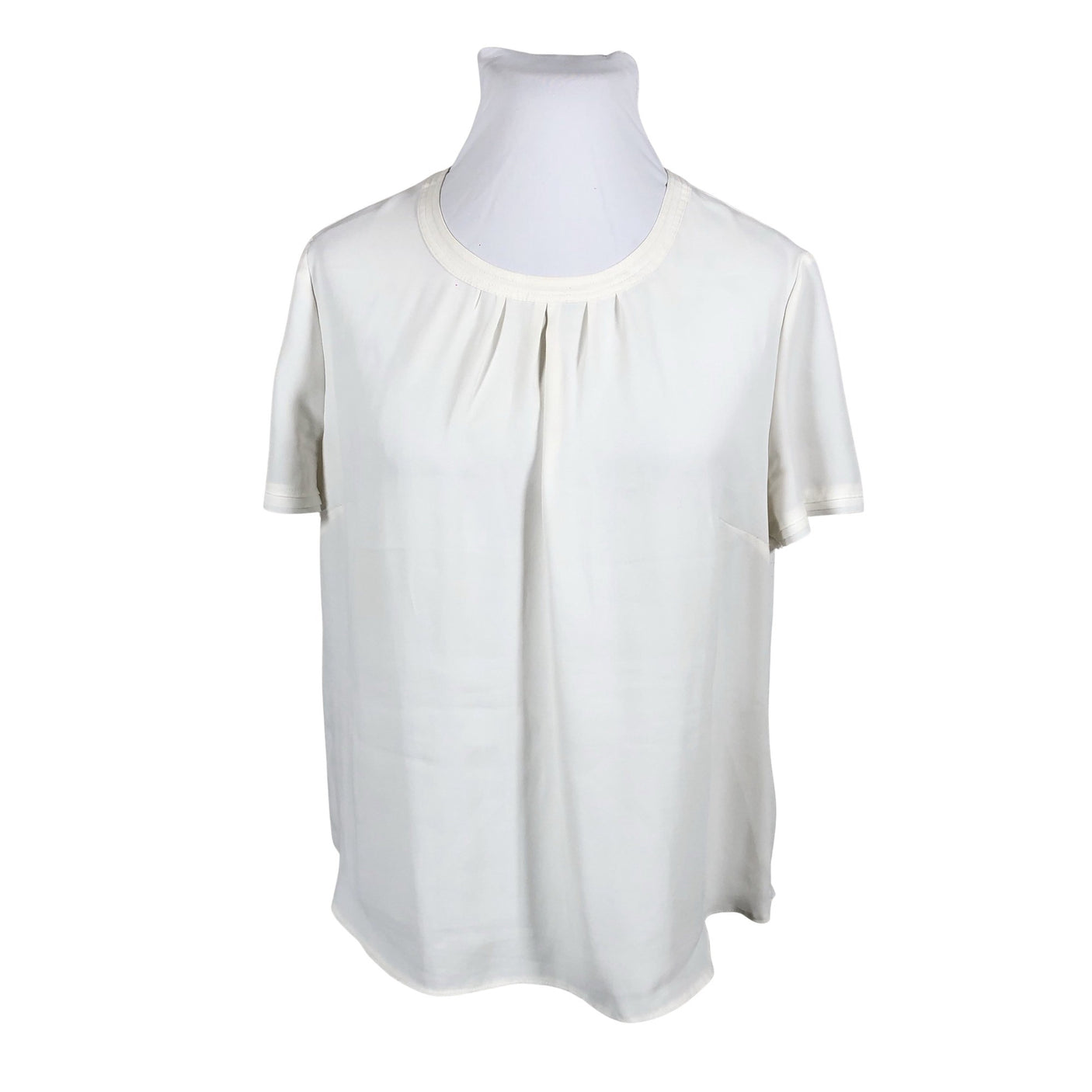 Unisex Gerry Weber - Short-sleeved blouse, size 44 - Natural white (1)