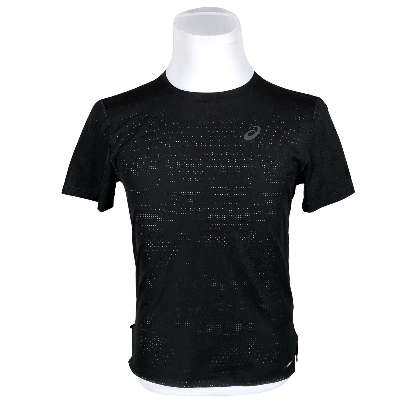 Unisex Asics - Sports shirt, short sleeve, size S - Black (1)