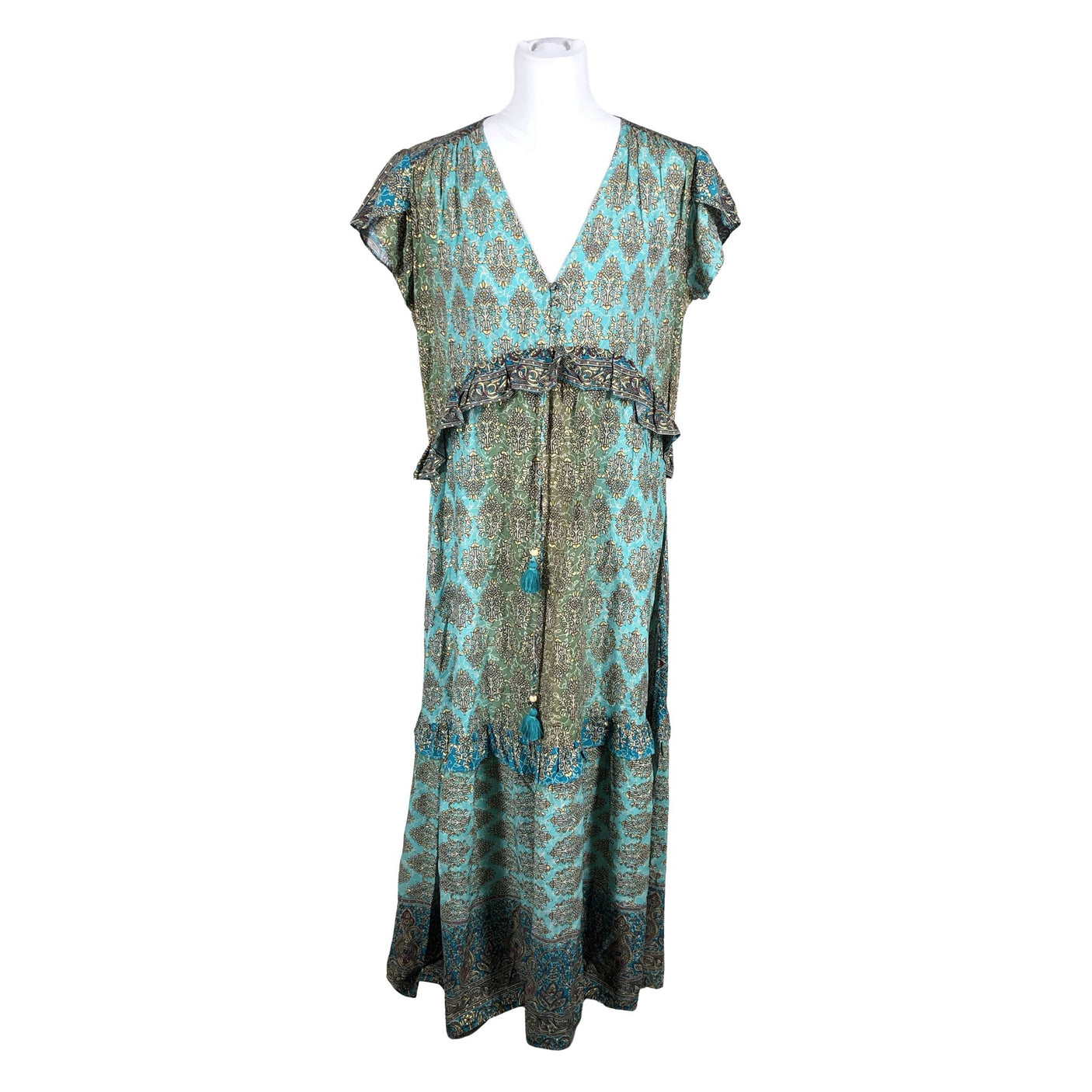 Unisex Last Queen Paris - Maxi dress, size 40 - Turquoise (1)
