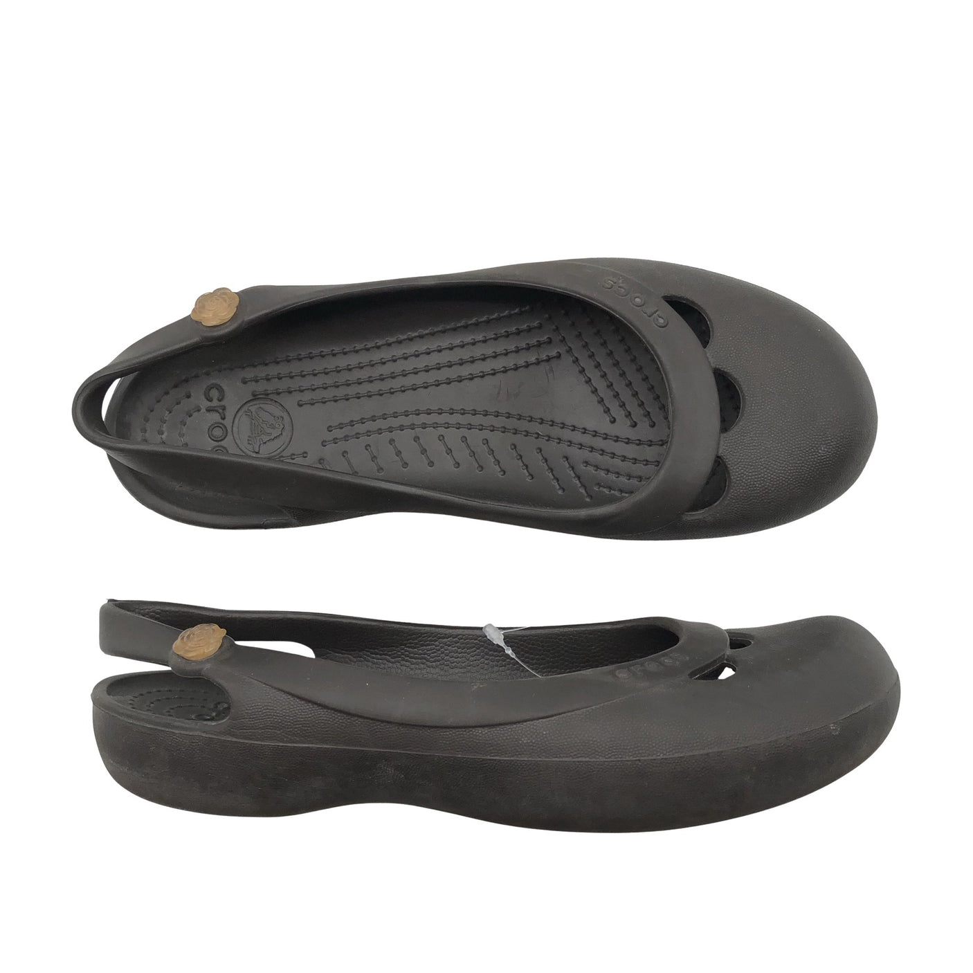 Unisex Crocs - Ballerinas, size 40 - Brown (1)
