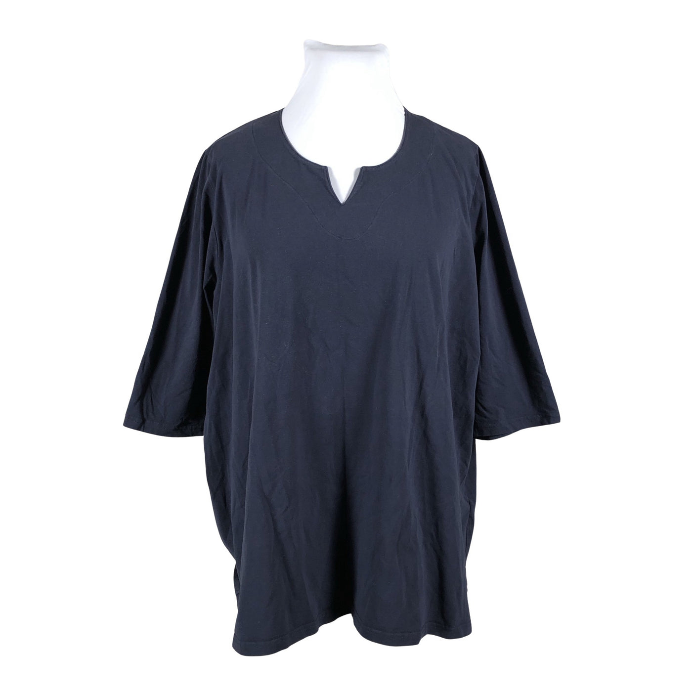 Unisex Ulla Popken - Tricot tunic, size 54 - Blue (1)